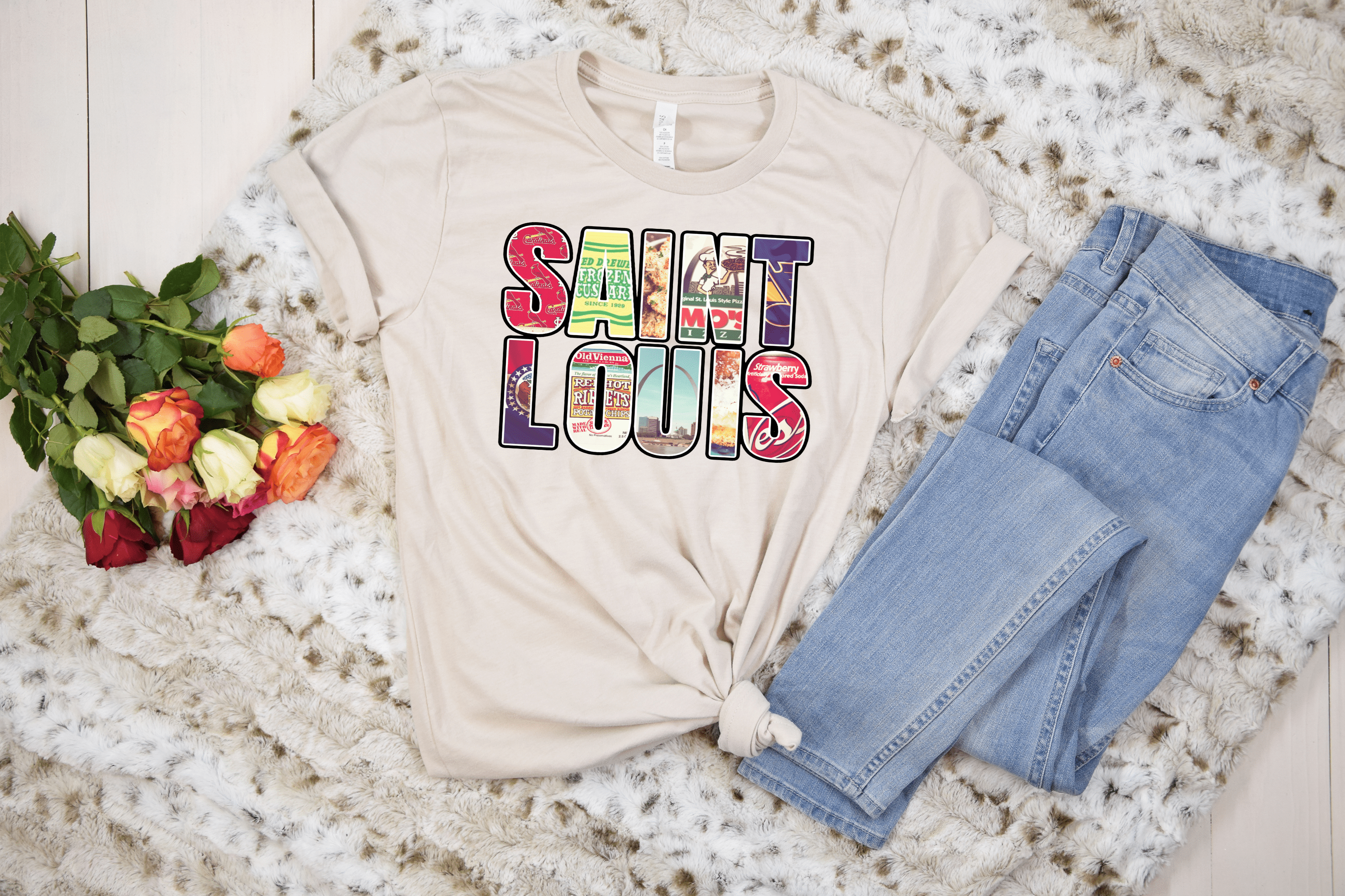 All The Favorites Graphic T-Graphic T-Stay Foxy Boutique, Florissant, Missouri