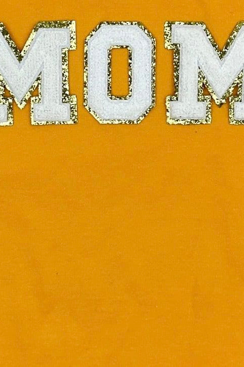 PREORDER: Baseball Mom Chenille Patch Sweatshirt-Womens-Stay Foxy Boutique, Florissant, Missouri