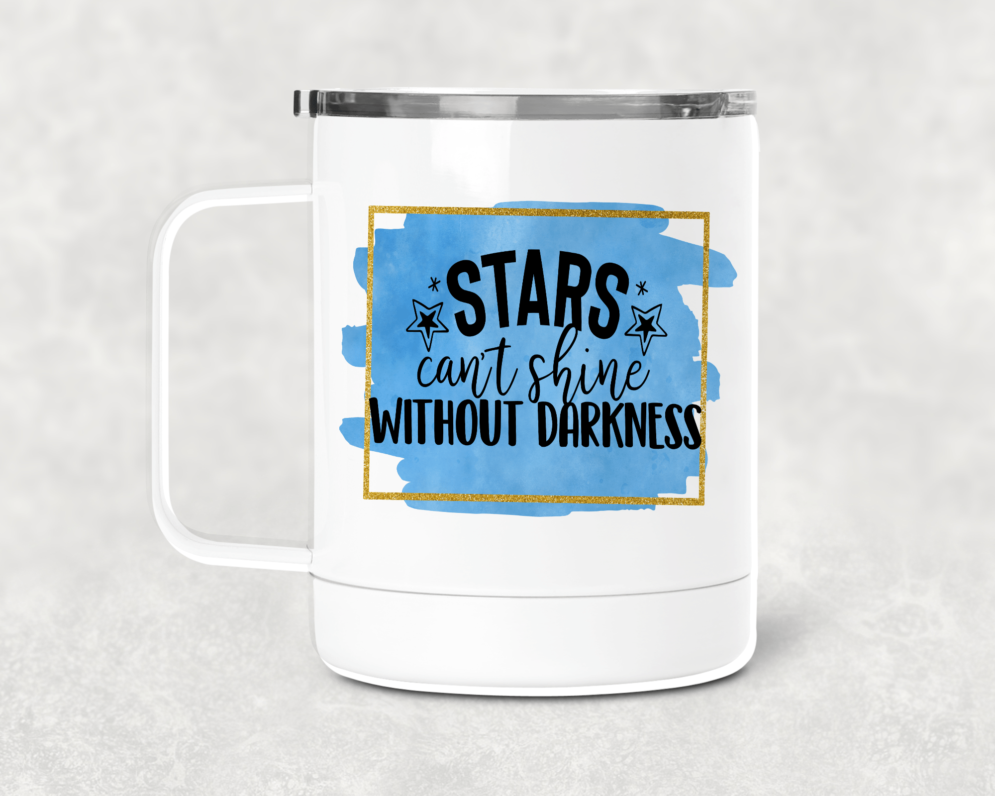 Stars Cant Shine Mug /Wine Cup-Stay Foxy Boutique, Florissant, Missouri