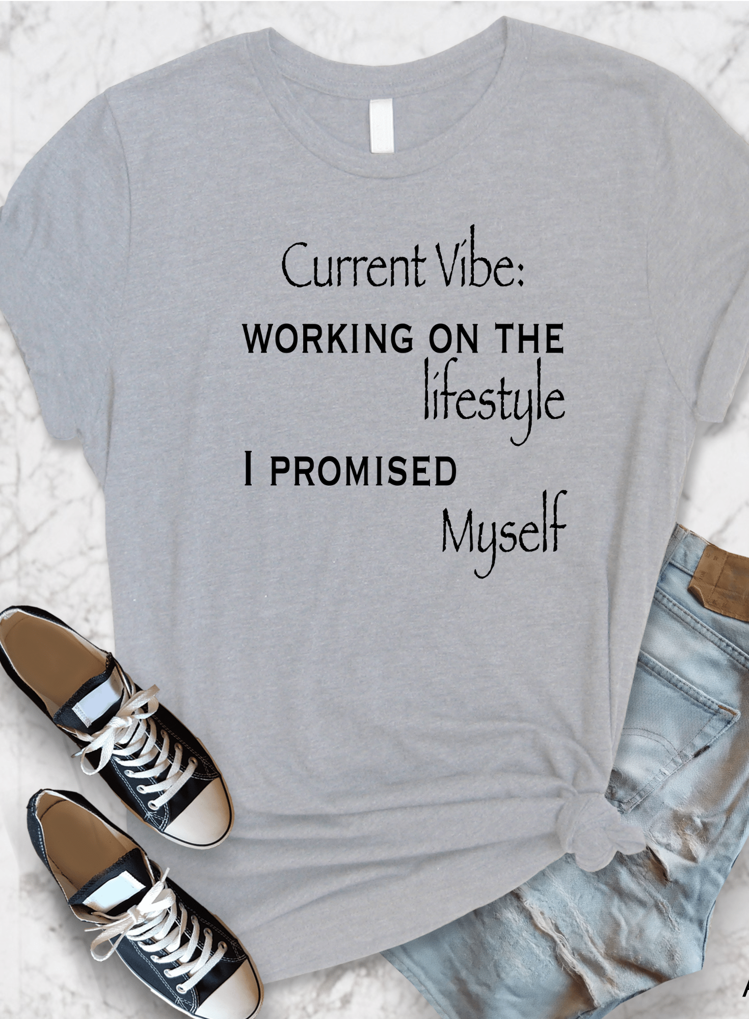 Current Vibe Graphic T-Graphic T-Stay Foxy Boutique, Florissant, Missouri