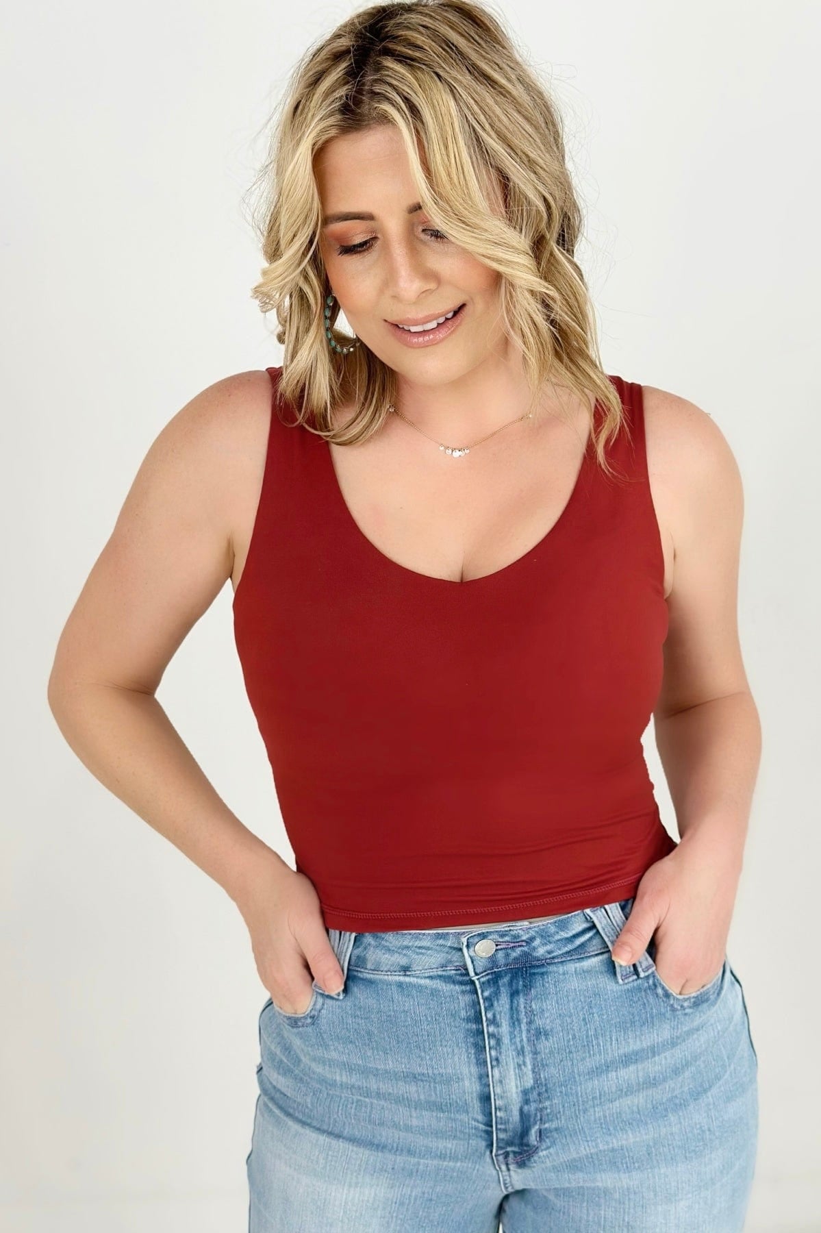 5 Colors - FawnFit Short Lift Tank 2.0-Tank Tops & Camis-Stay Foxy Boutique, Florissant, Missouri