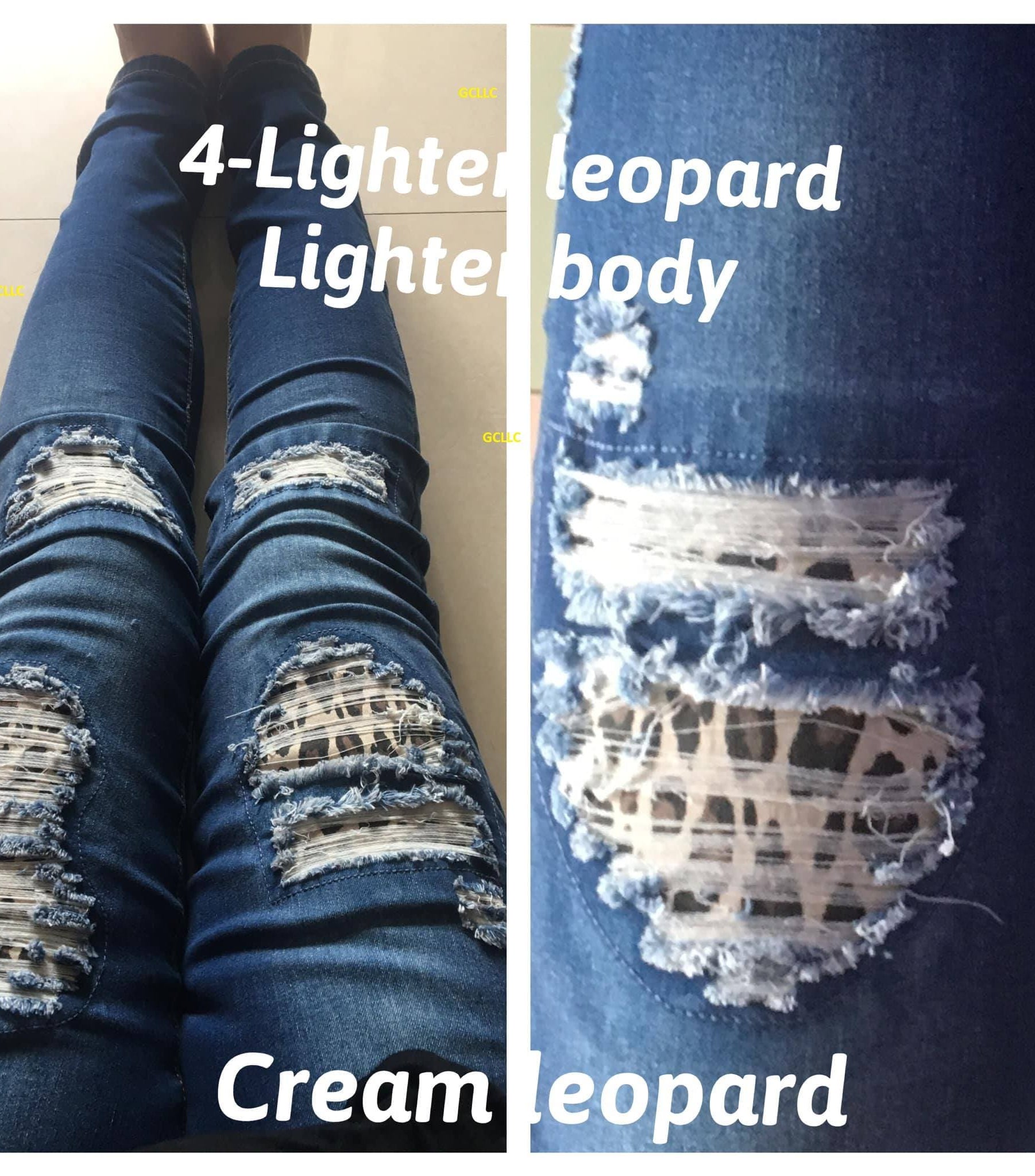 DISTRESSED STRETCH PATCH DENIM-Stay Foxy Boutique, Florissant, Missouri