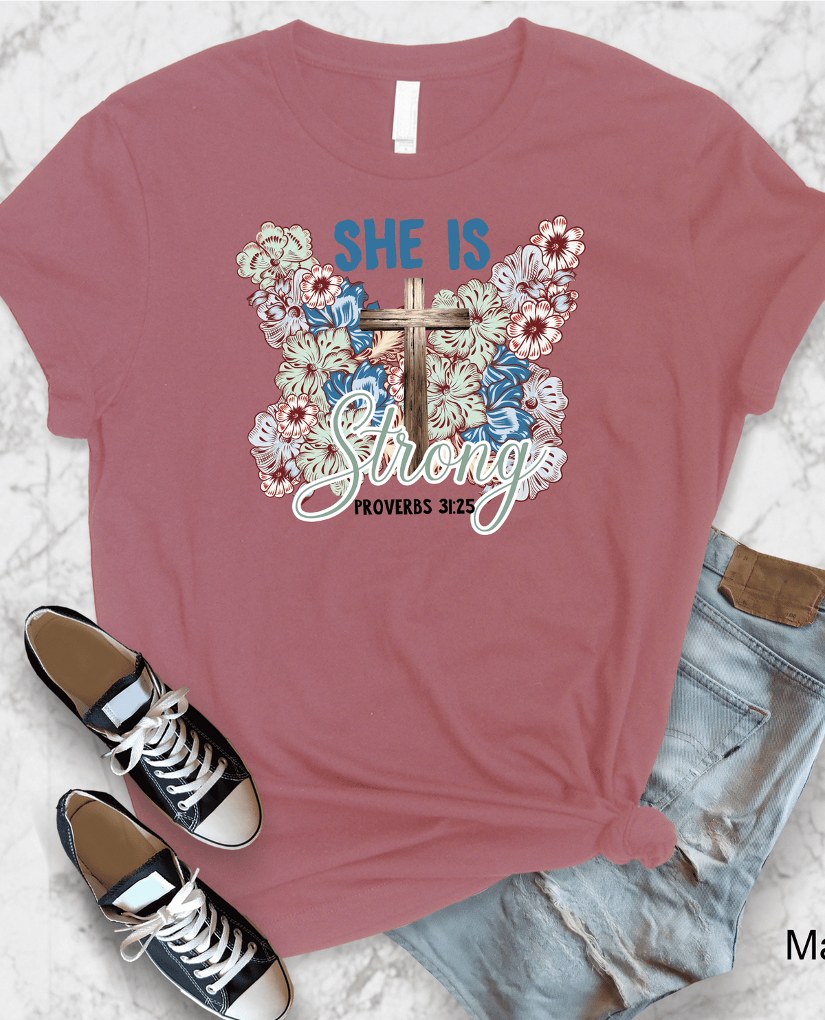 She Is Butterfly Floral Graphic T-Graphic T-Stay Foxy Boutique, Florissant, Missouri
