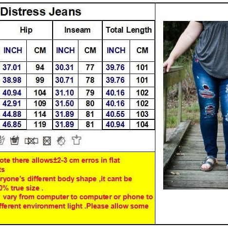 DISTRESSED STRETCH PATCH DENIM-Stay Foxy Boutique, Florissant, Missouri