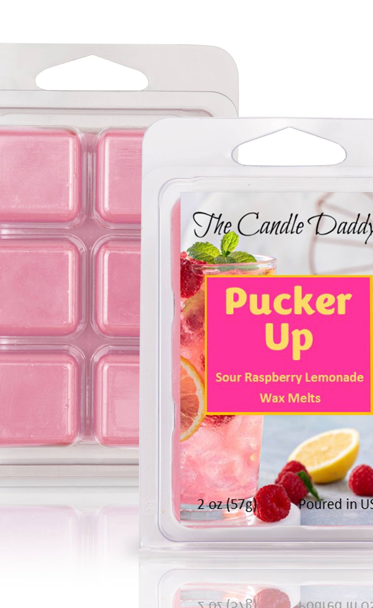 Pucker Up - Raspberry Lemonade Wax Melts - 2oz 6 Cubes-Stay Foxy Boutique, Florissant, Missouri