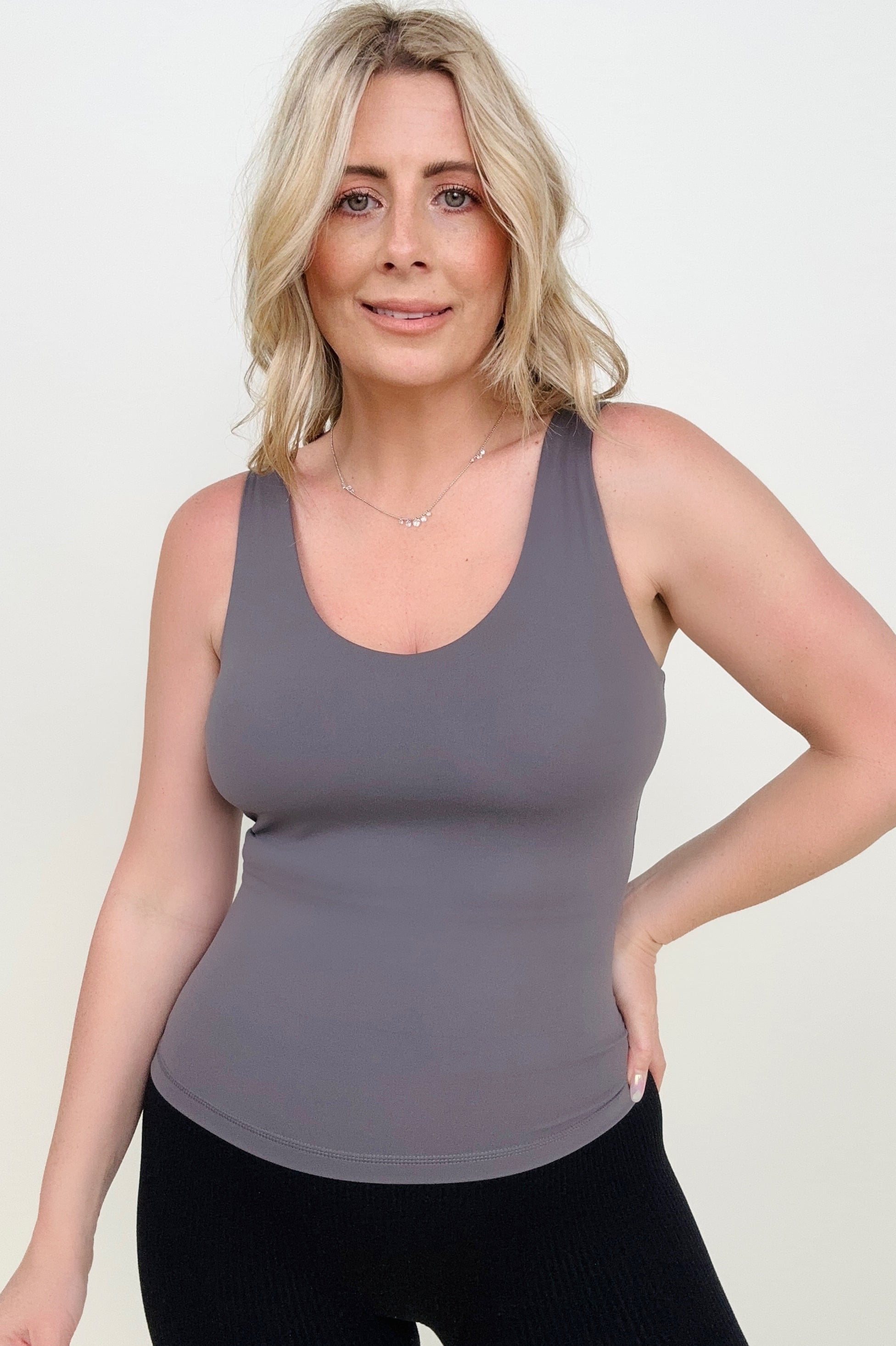 5 Colors - FawnFit Medium Length Lift Tank 2.0-Tank Tops & Camis-Stay Foxy Boutique, Florissant, Missouri