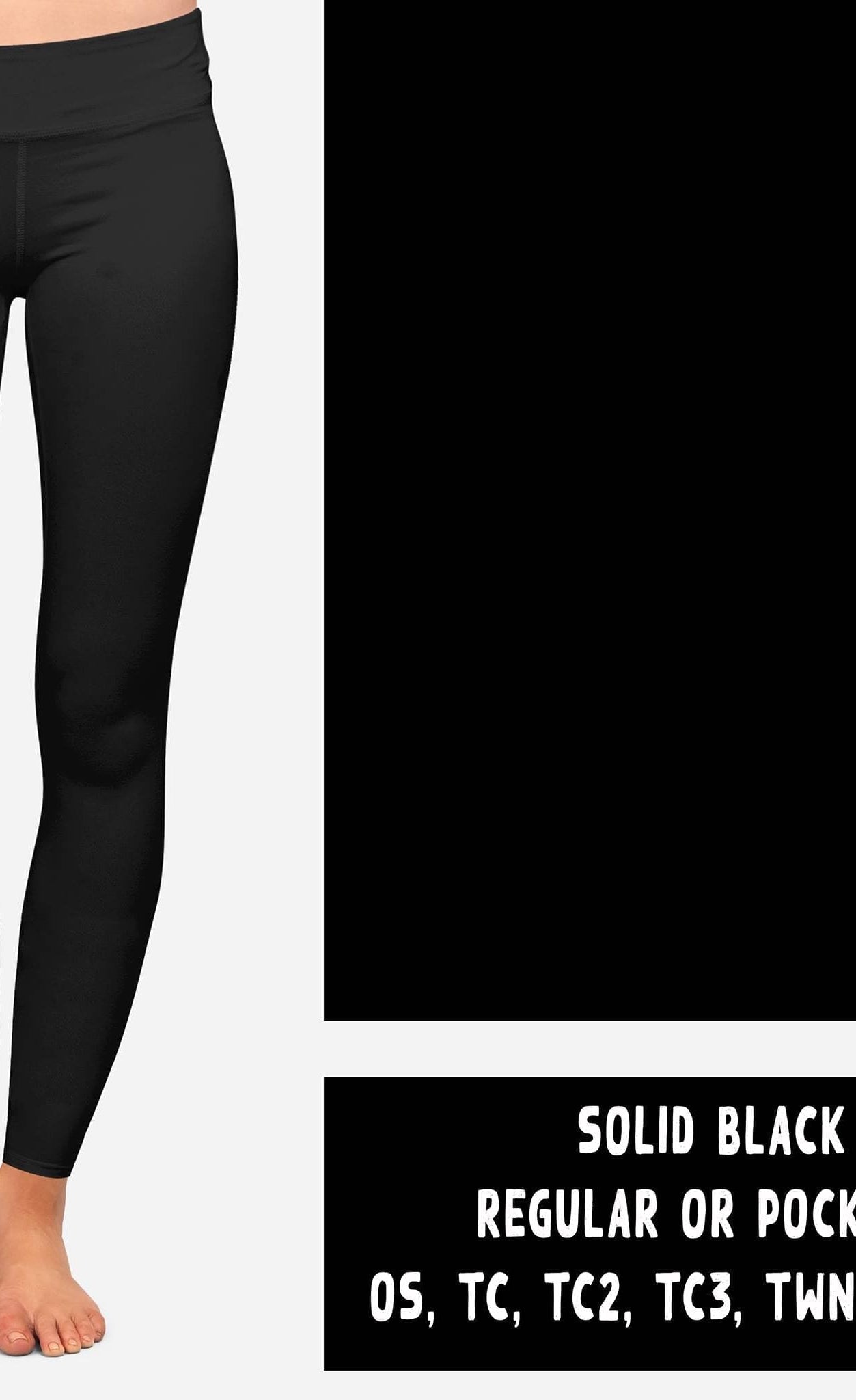 SOLIDS RUN-BLACK LEGGINGS/JOGGERS-Stay Foxy Boutique, Florissant, Missouri