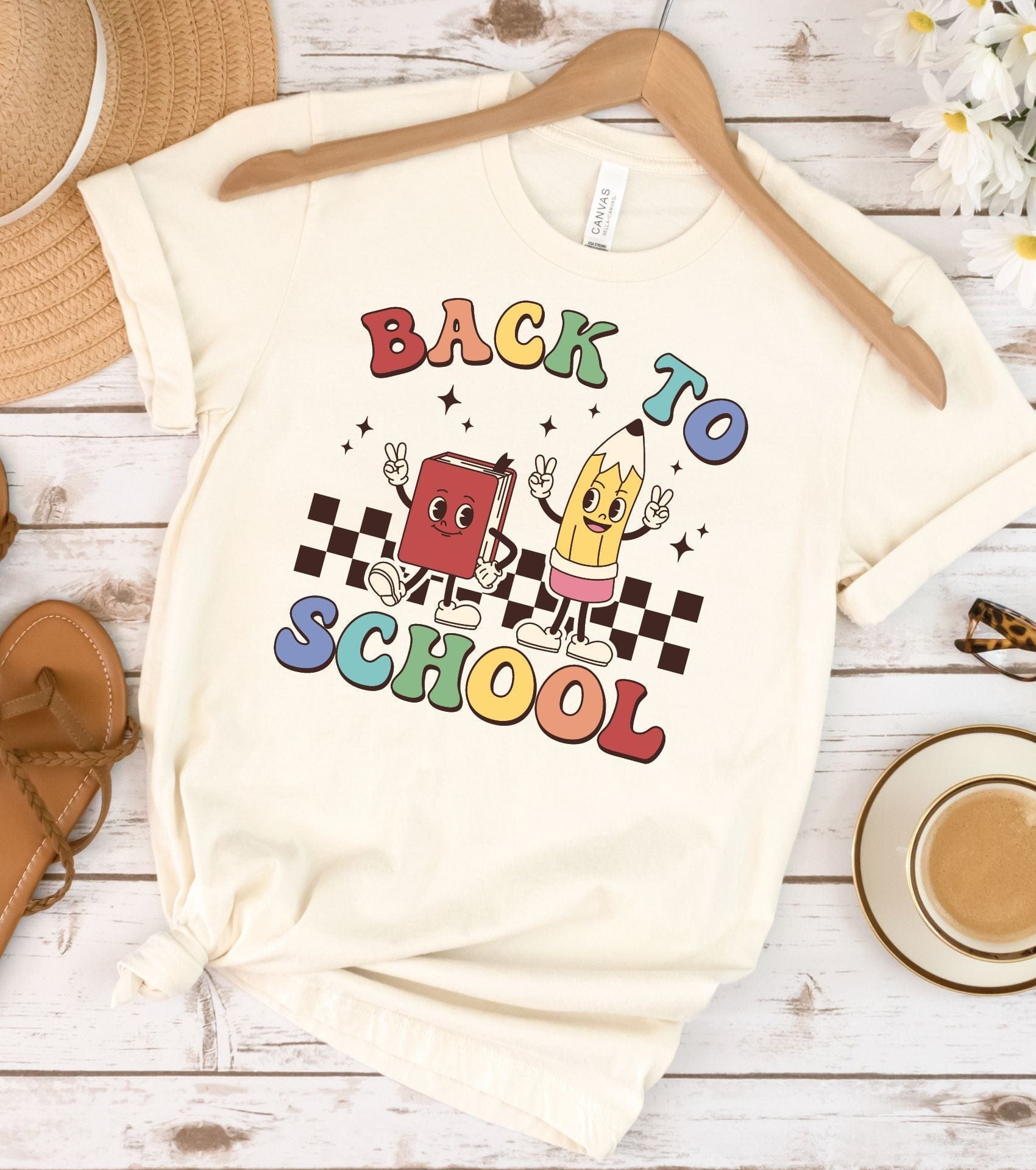 Back to School Graphic Tee-Womens-Stay Foxy Boutique, Florissant, Missouri