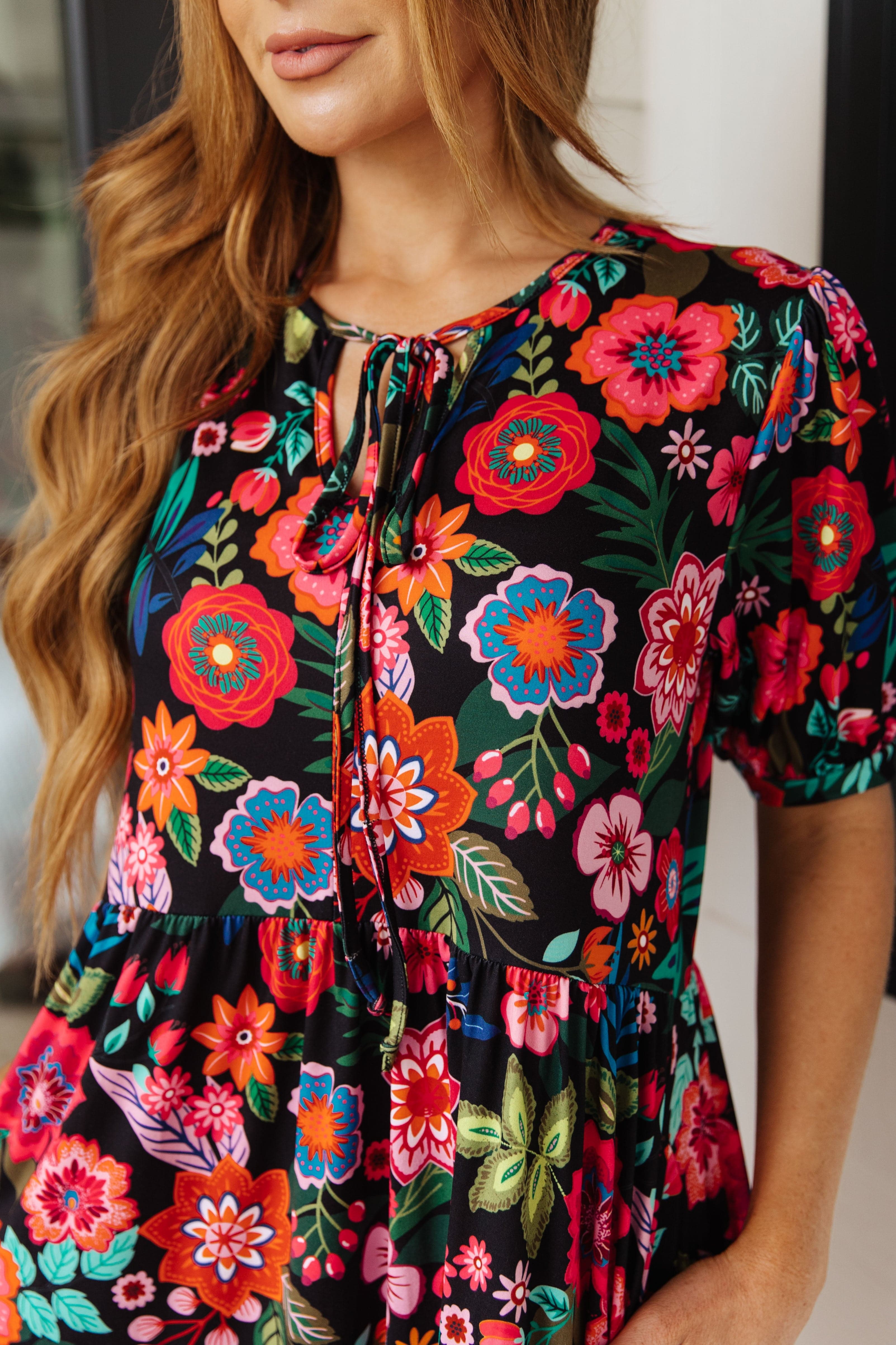 Be Someone Floral Dress-Womens-Stay Foxy Boutique, Florissant, Missouri