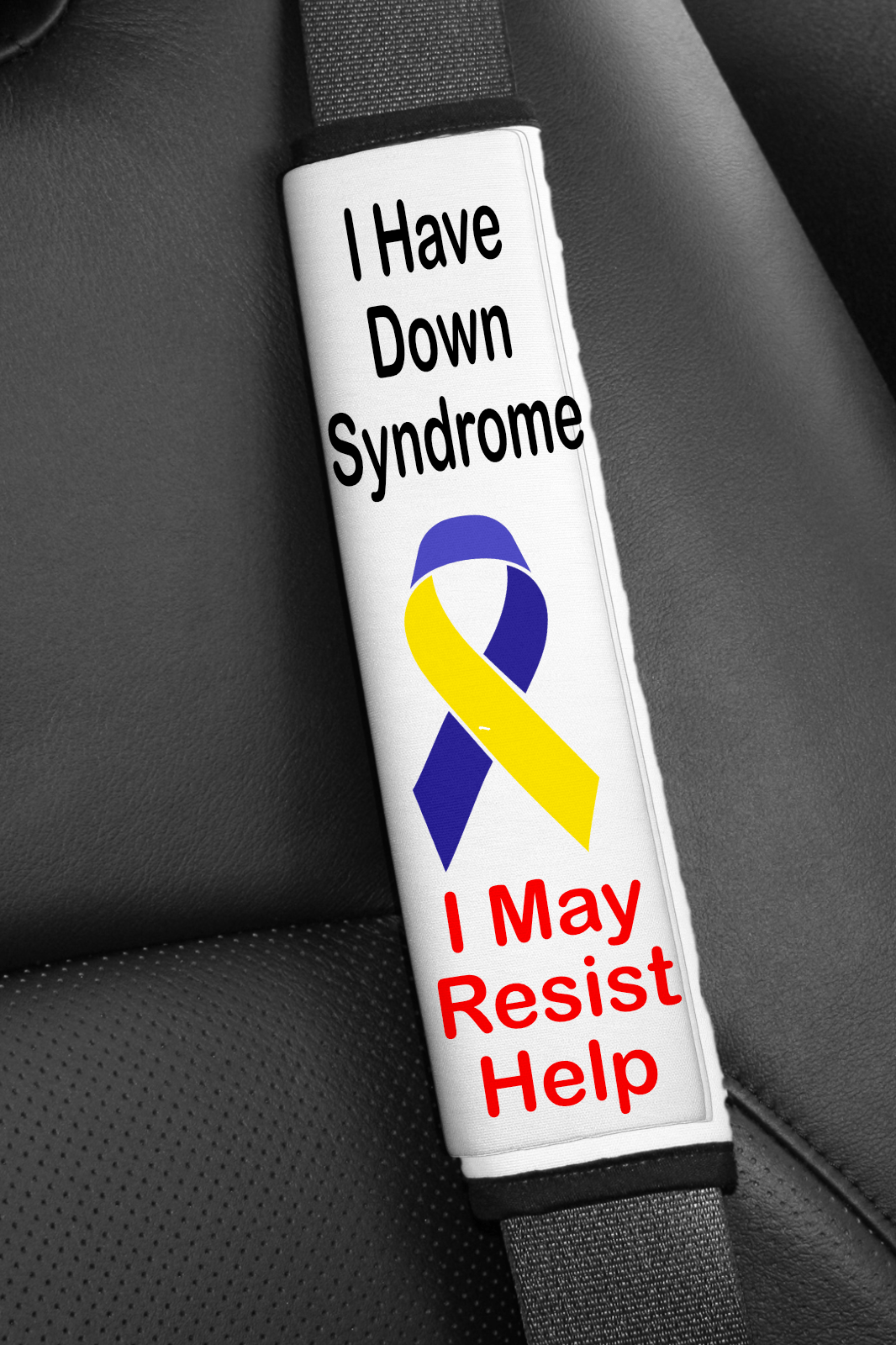 Down Syndrome Seatbelt Cover-Stay Foxy Boutique, Florissant, Missouri