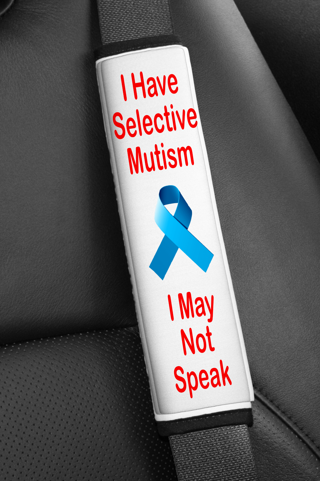 Selective Mutism Seatbelt Cover-Stay Foxy Boutique, Florissant, Missouri