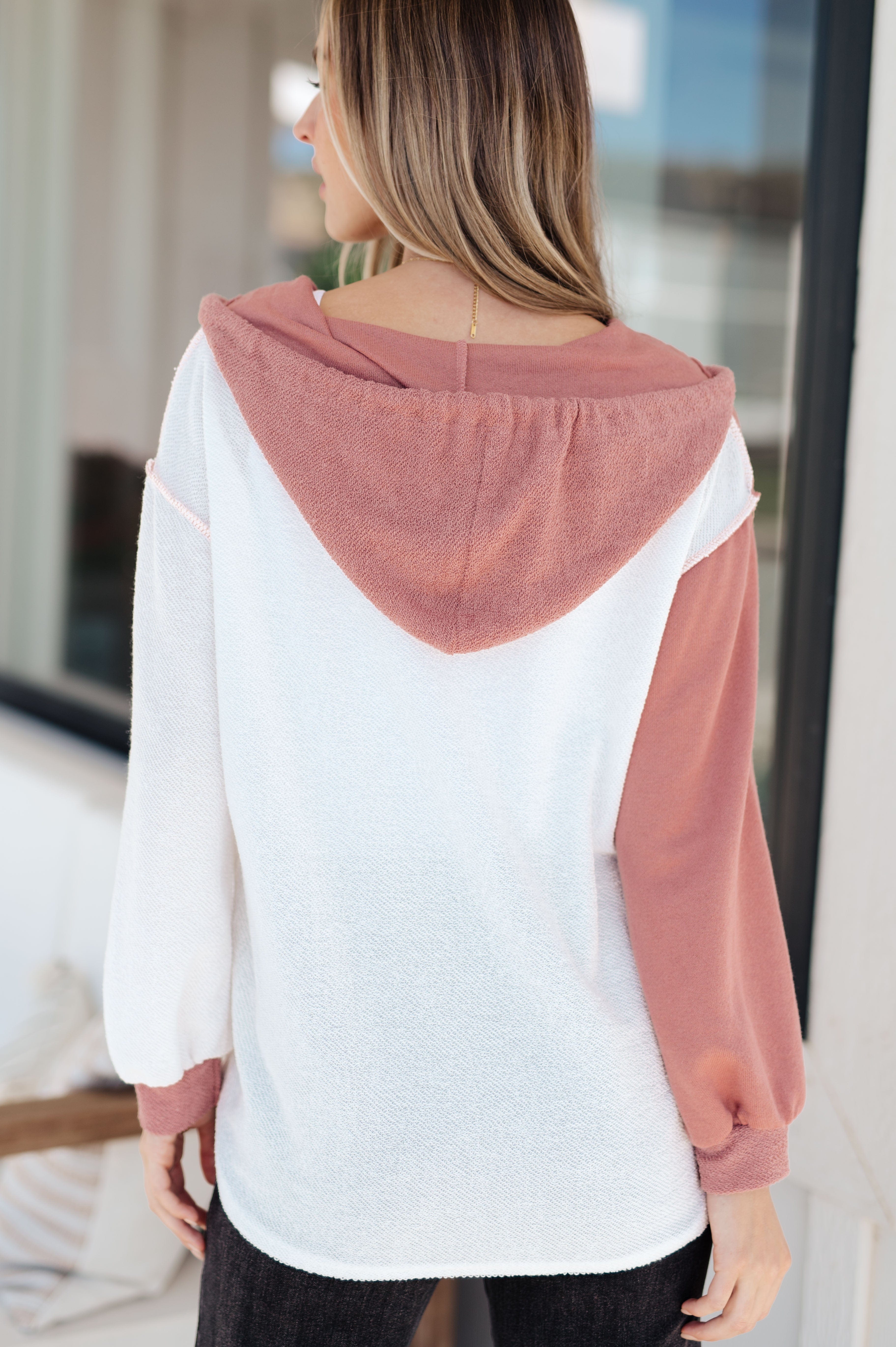 Best On The Block Color Block Hoodie-Womens-Stay Foxy Boutique, Florissant, Missouri