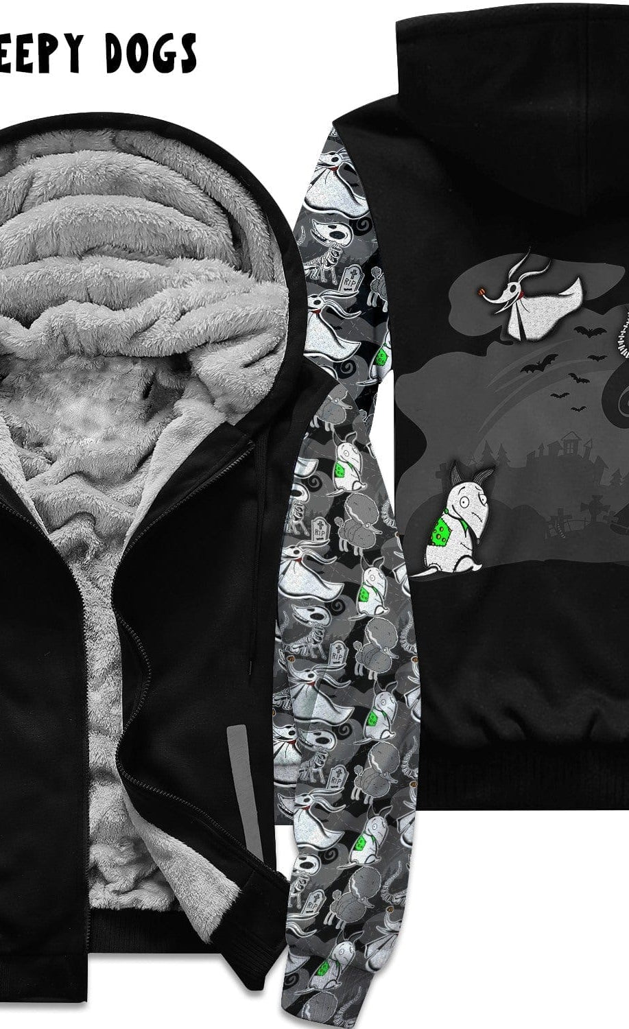 FLEECE JACKET RUN 22- CREEPY DOGS-Stay Foxy Boutique, Florissant, Missouri