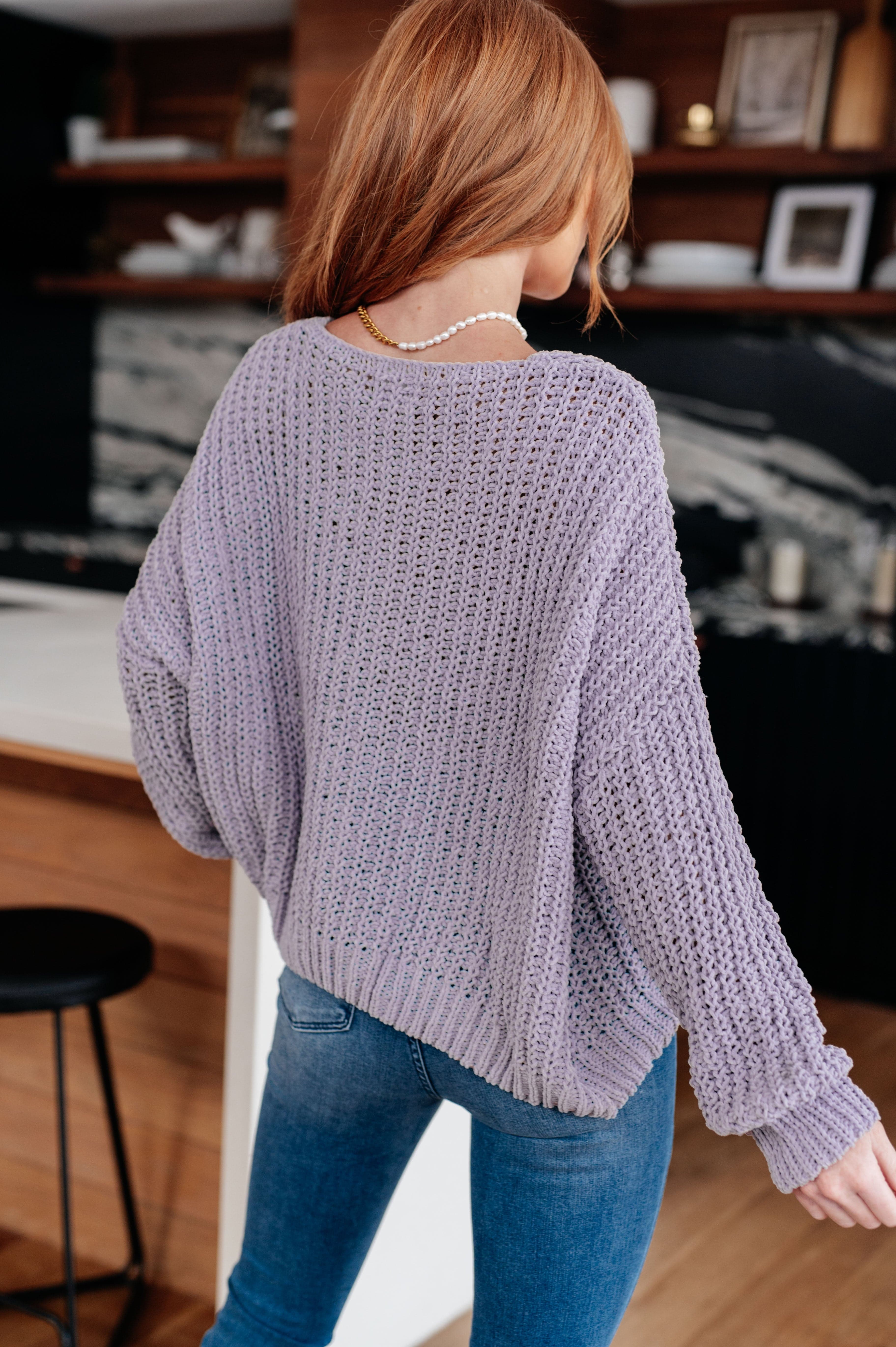 Captured My Interest Chunky V-Neck Sweater-Womens-Stay Foxy Boutique, Florissant, Missouri