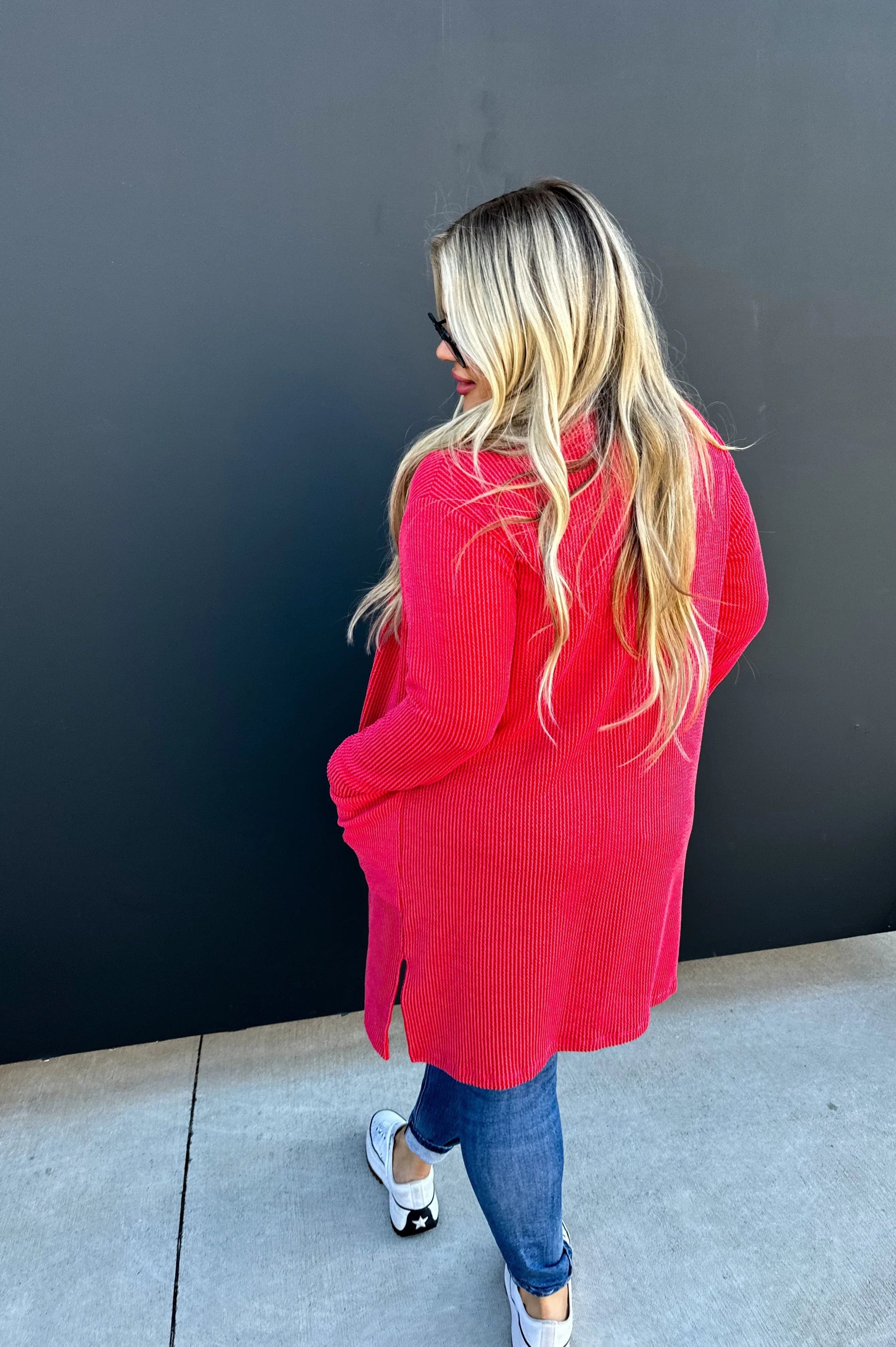 PREORDER: Winter Reese Ribbed Cardigan in Four Colors-Womens-Stay Foxy Boutique, Florissant, Missouri