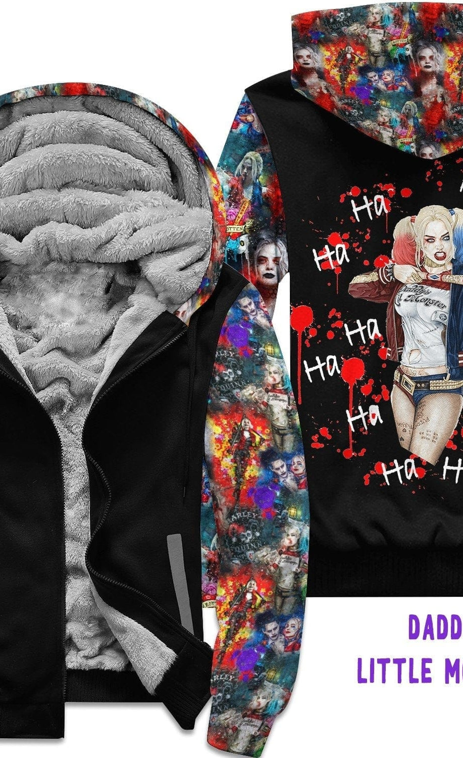 FLEECE JACKET RUN 22- DADDY'S LITTLE MONSTER-Stay Foxy Boutique, Florissant, Missouri