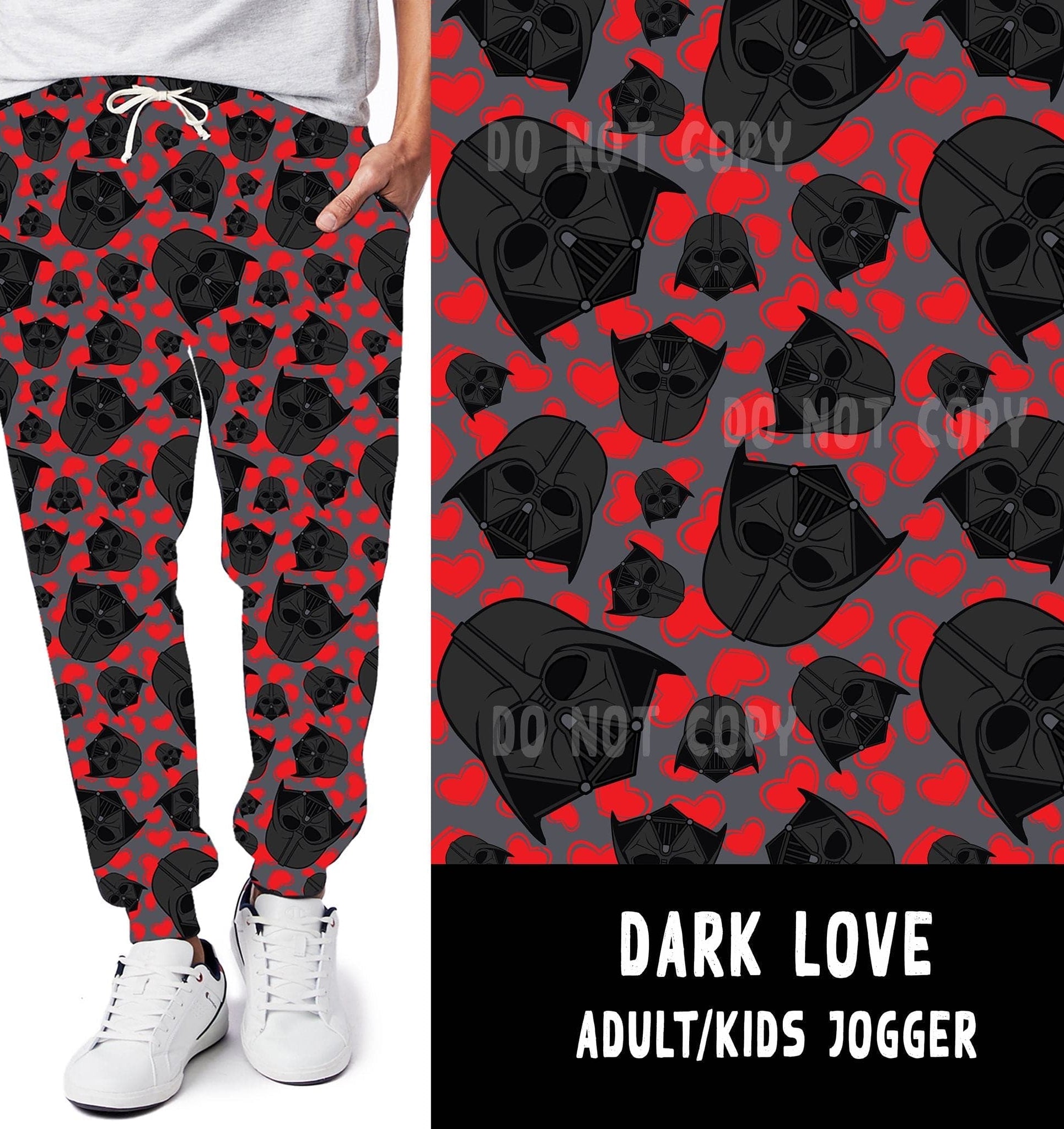 LUCKY IN LOVE-DARK LOVE LEGGINGS/JOGGERS-Stay Foxy Boutique, Florissant, Missouri
