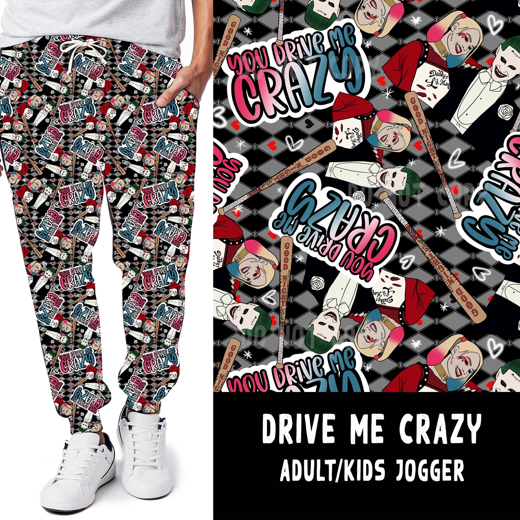 LUCKY IN LOVE-DRIVE ME CRAZY LEGGINGS/JOGGERS-Stay Foxy Boutique, Florissant, Missouri