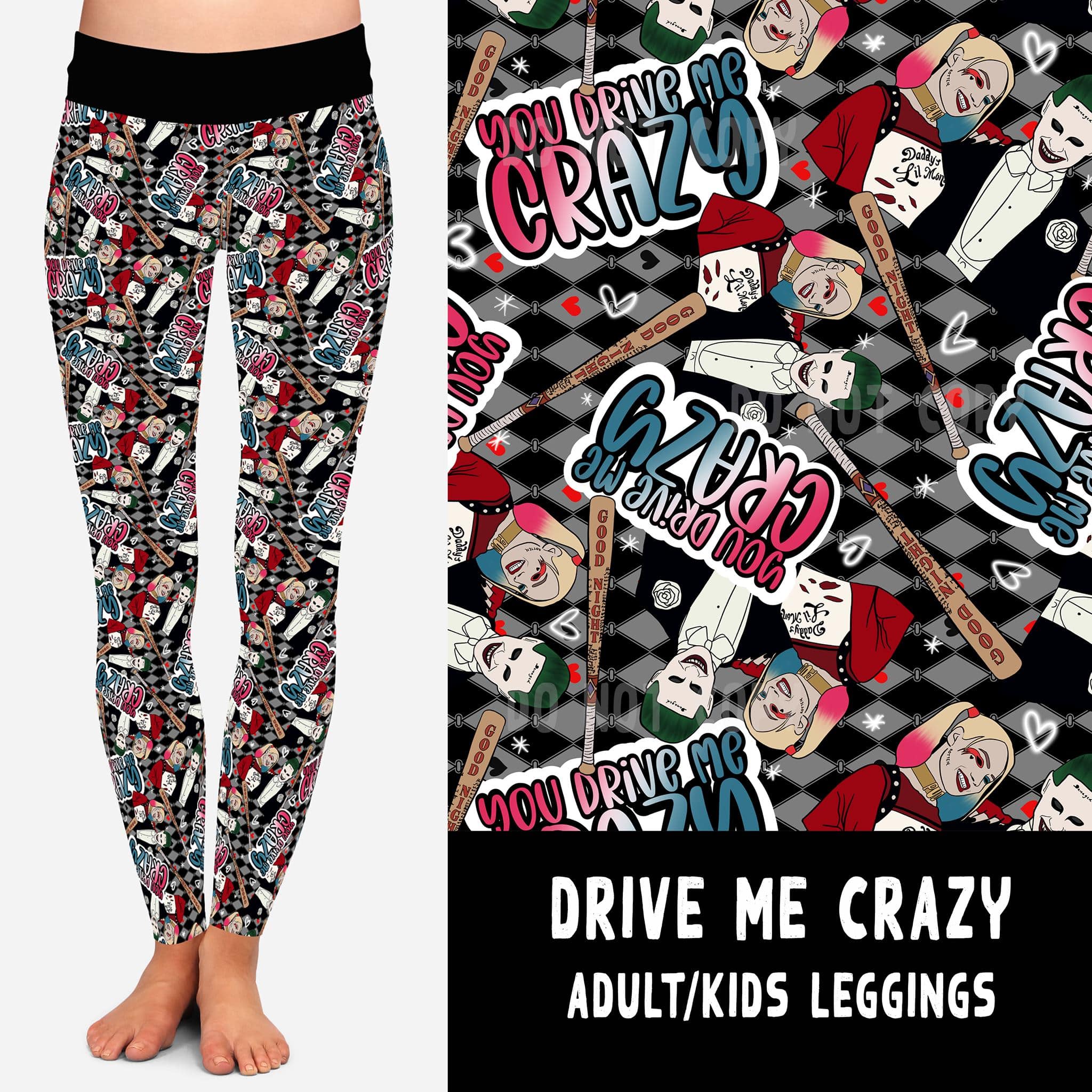 LUCKY IN LOVE-DRIVE ME CRAZY LEGGINGS/JOGGERS-Stay Foxy Boutique, Florissant, Missouri
