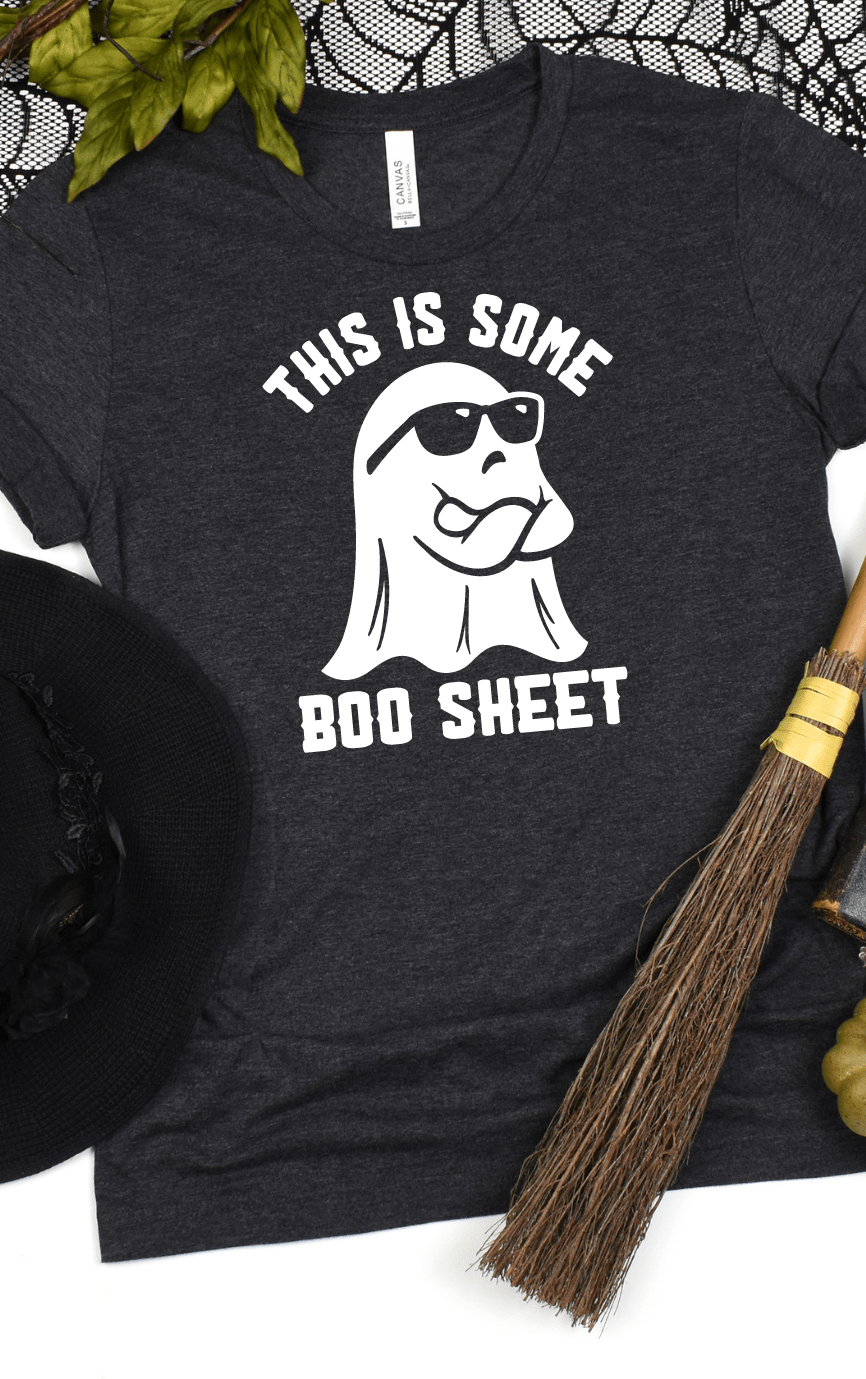 Boo Sheet Graphic Tee-Womens-Stay Foxy Boutique, Florissant, Missouri