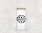 Children Stay Free Glass Cup with clear straw and bamboo lid-Drinkware-Stay Foxy Boutique, Florissant, Missouri