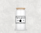 Stirring up Some Magic Glass Cup with clear straw and bamboo lid-Drinkware-Stay Foxy Boutique, Florissant, Missouri