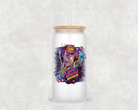 Main Villains Set 1 Glass Cup with clear straw and bamboo lid-Drinkware-Stay Foxy Boutique, Florissant, Missouri
