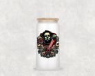 Main Villains Set 1 Glass Cup with clear straw and bamboo lid-Drinkware-Stay Foxy Boutique, Florissant, Missouri
