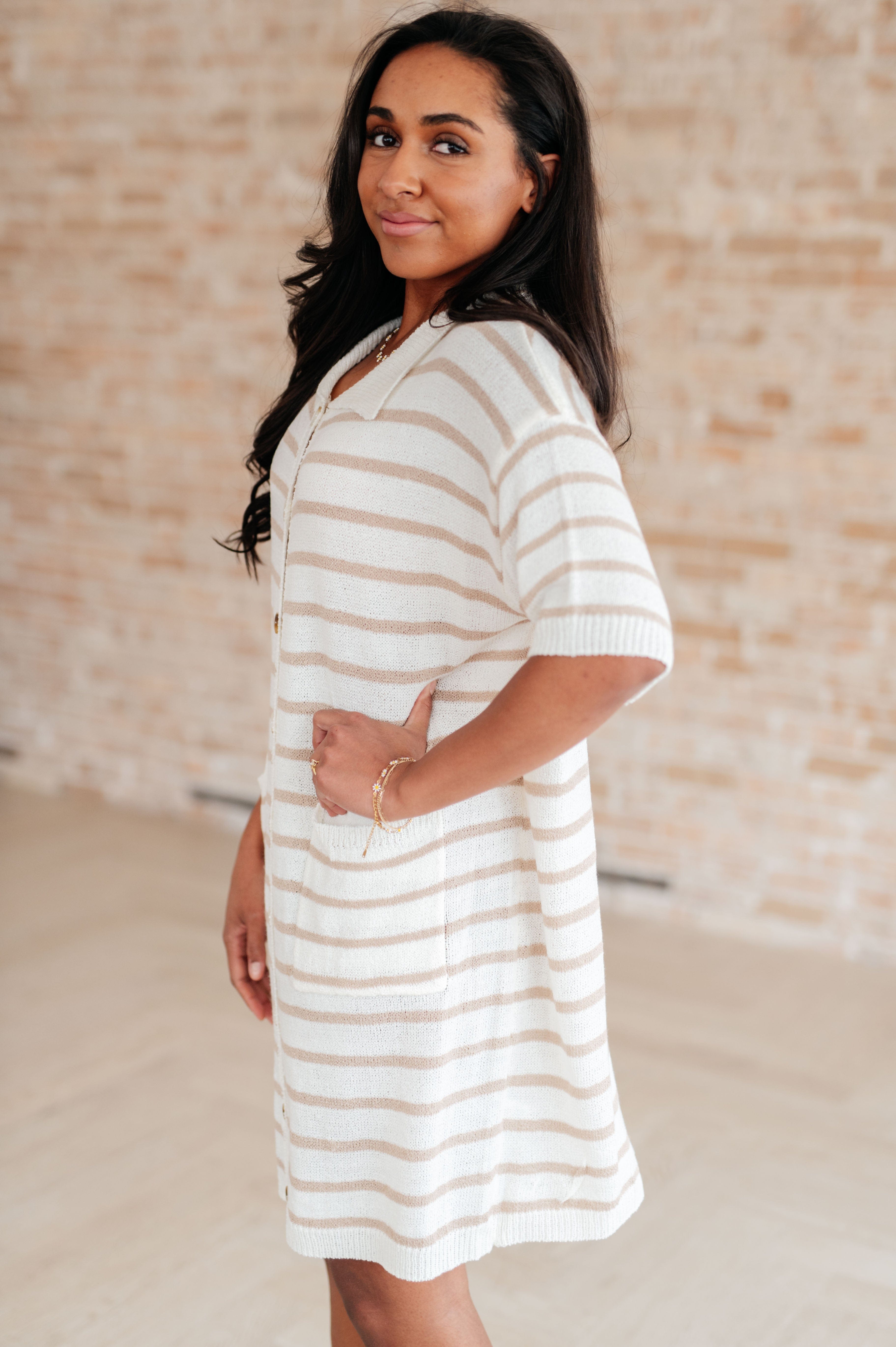 Easy Street Striped Dress-Dresses-Stay Foxy Boutique, Florissant, Missouri