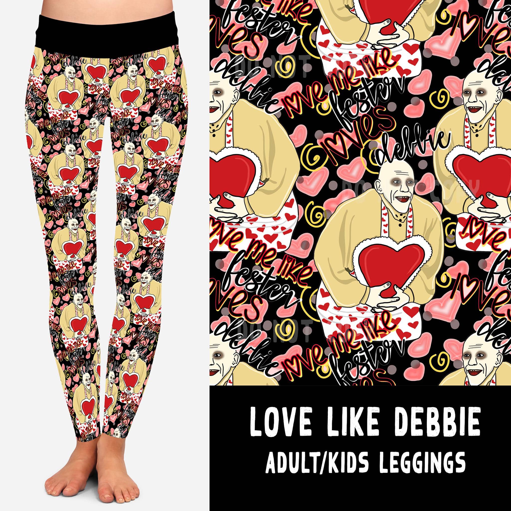 LUCKY IN LOVE-LOVE LIKE DEBBIE LEGGINGS/JOGGERS-Stay Foxy Boutique, Florissant, Missouri