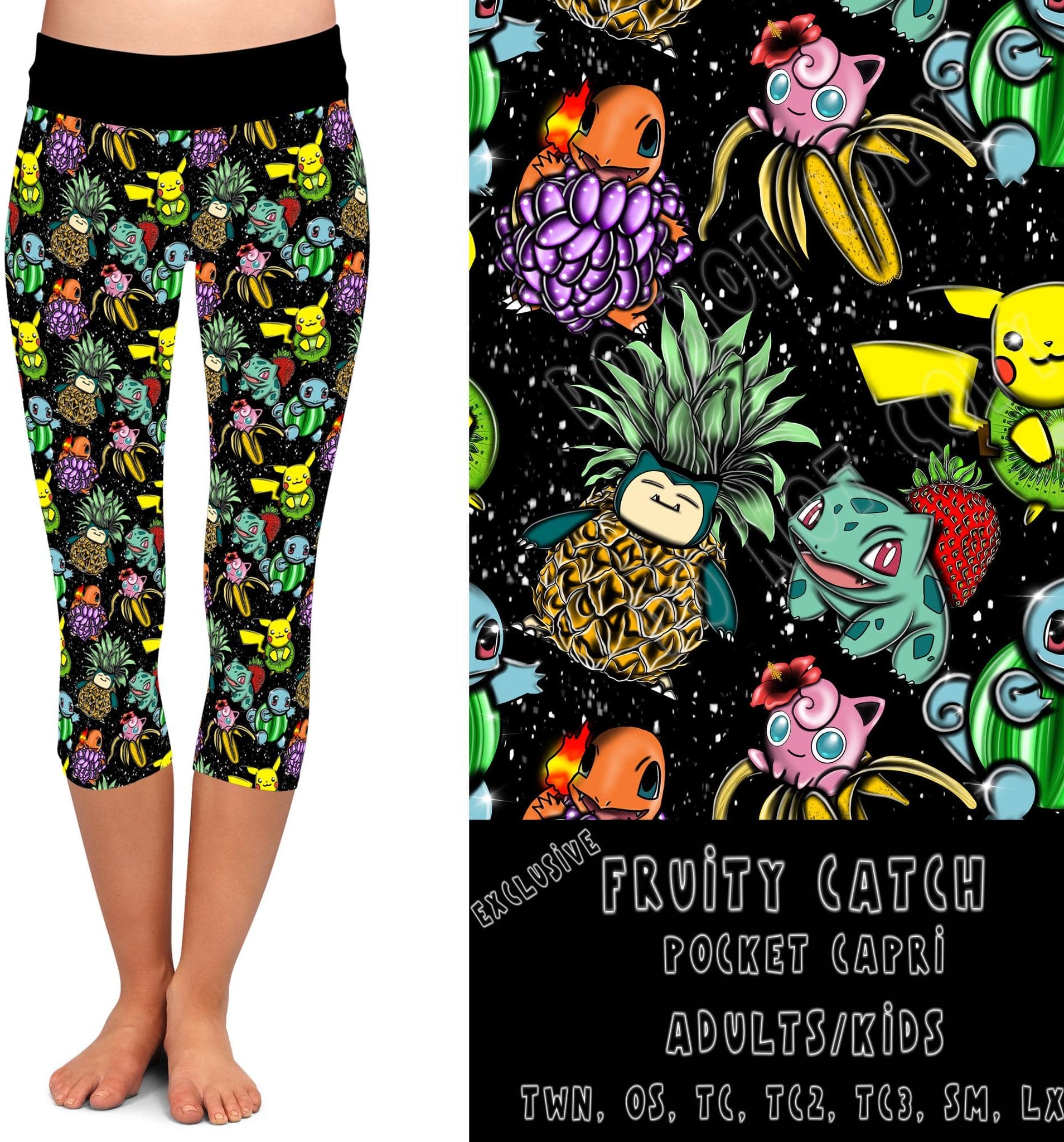 BATCH 68- FRUITY CATCH-LEGGINGS/CAPRI/JOGGER/Shorts-Stay Foxy Boutique, Florissant, Missouri
