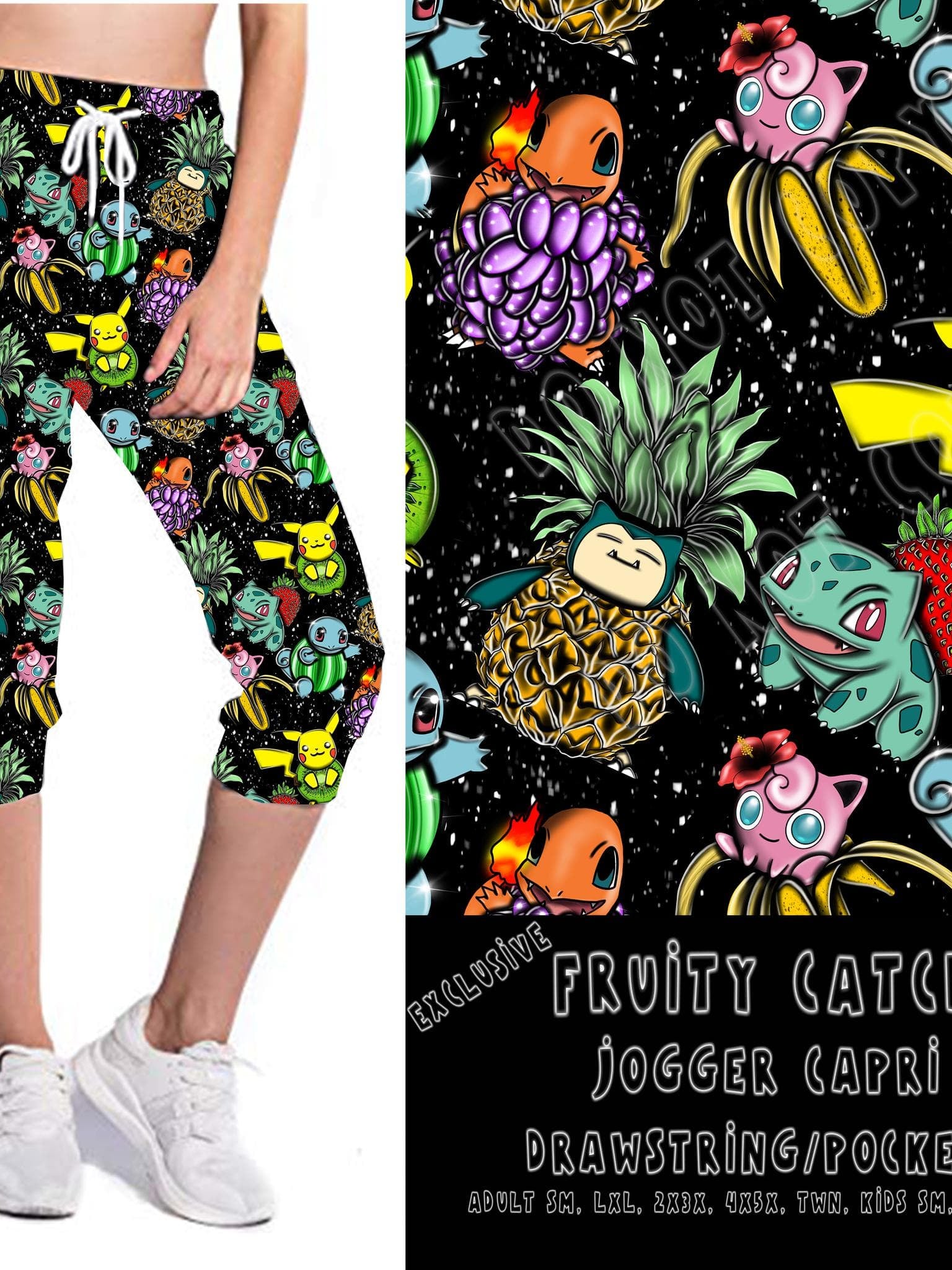 BATCH 68- FRUITY CATCH-LEGGINGS/CAPRI/JOGGER/Shorts-Stay Foxy Boutique, Florissant, Missouri