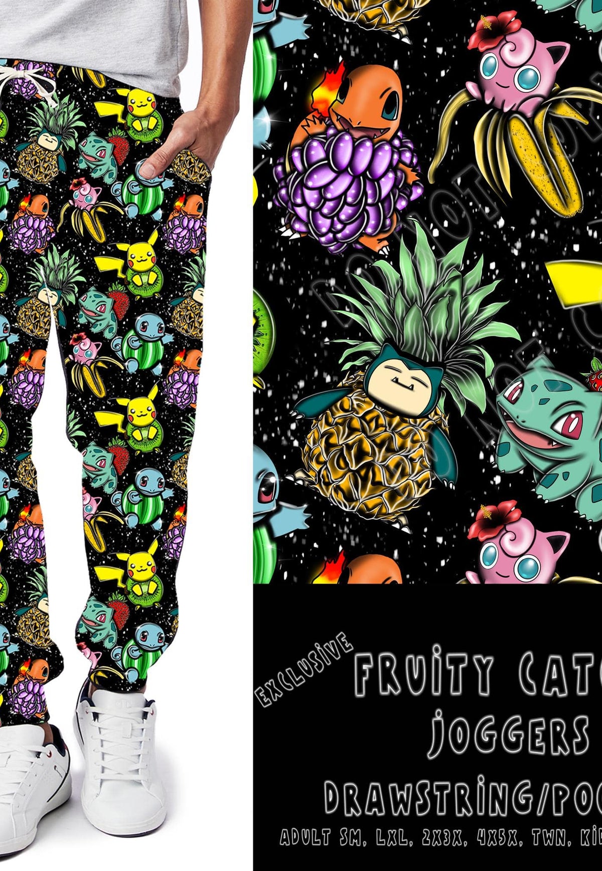 BATCH 68- FRUITY CATCH-LEGGINGS/CAPRI/JOGGER/Shorts-Stay Foxy Boutique, Florissant, Missouri