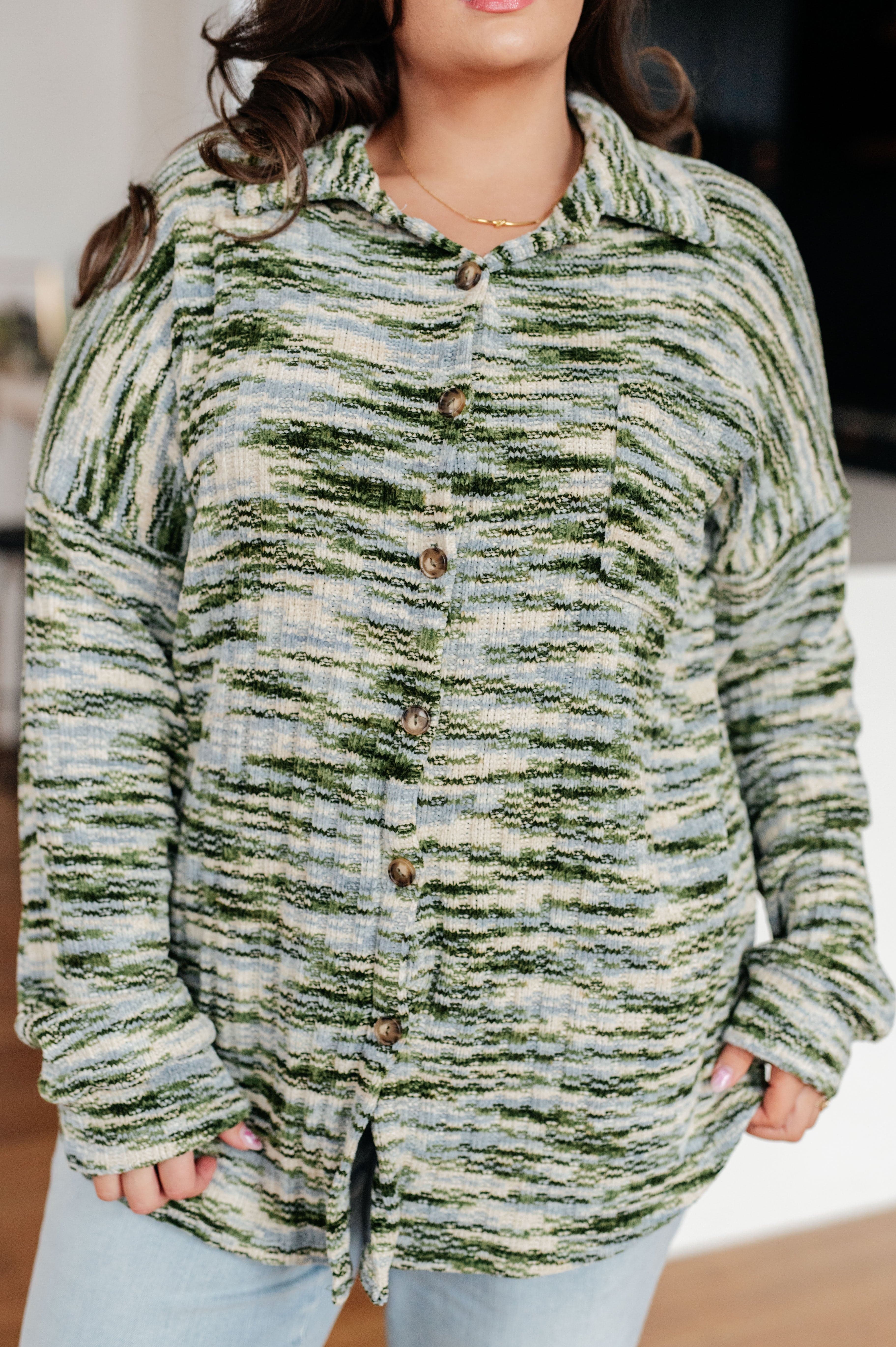 Forest of Feelings Knit Shacket-Womens-Stay Foxy Boutique, Florissant, Missouri