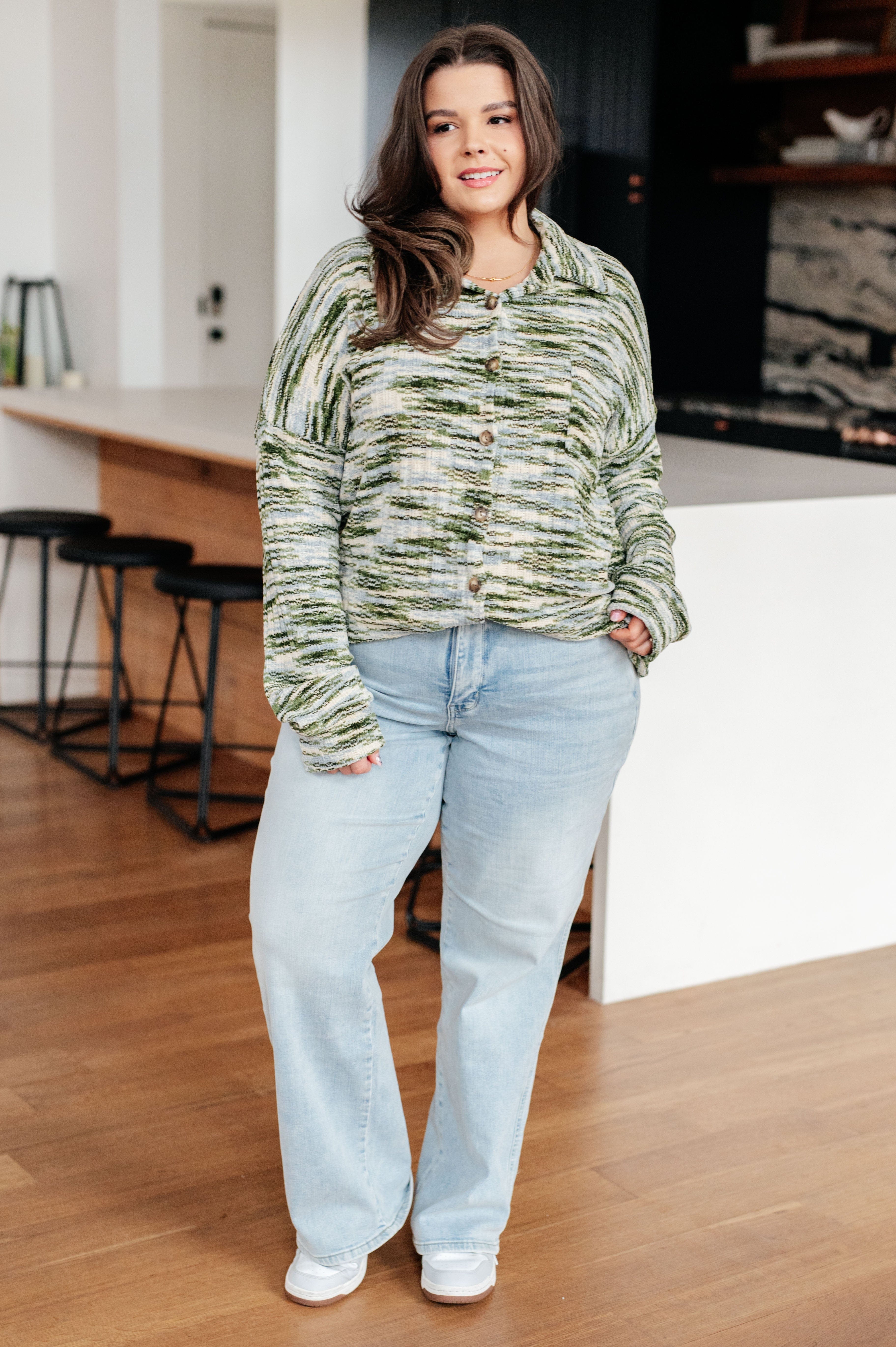 Forest of Feelings Knit Shacket-Womens-Stay Foxy Boutique, Florissant, Missouri