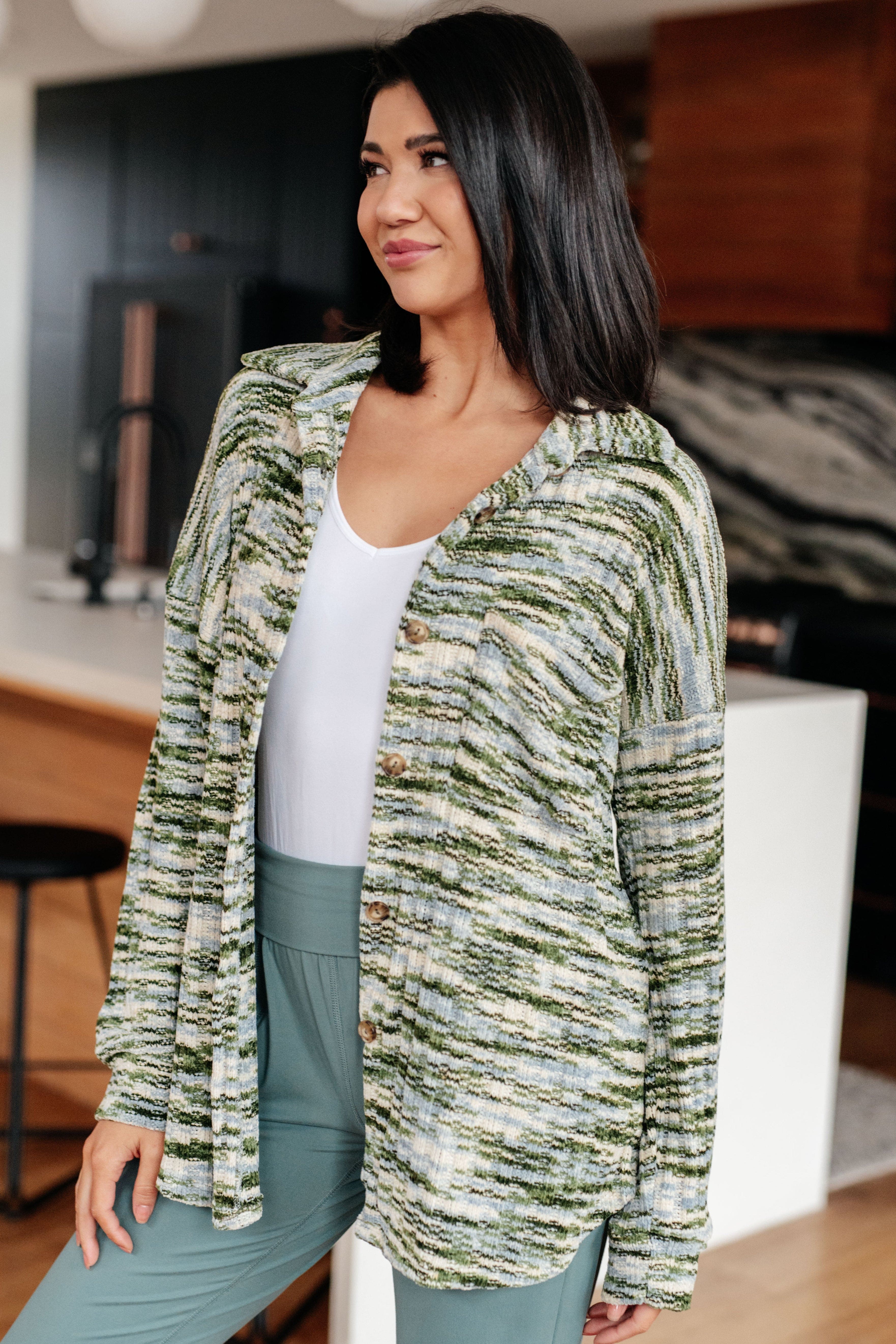 Forest of Feelings Knit Shacket-Womens-Stay Foxy Boutique, Florissant, Missouri
