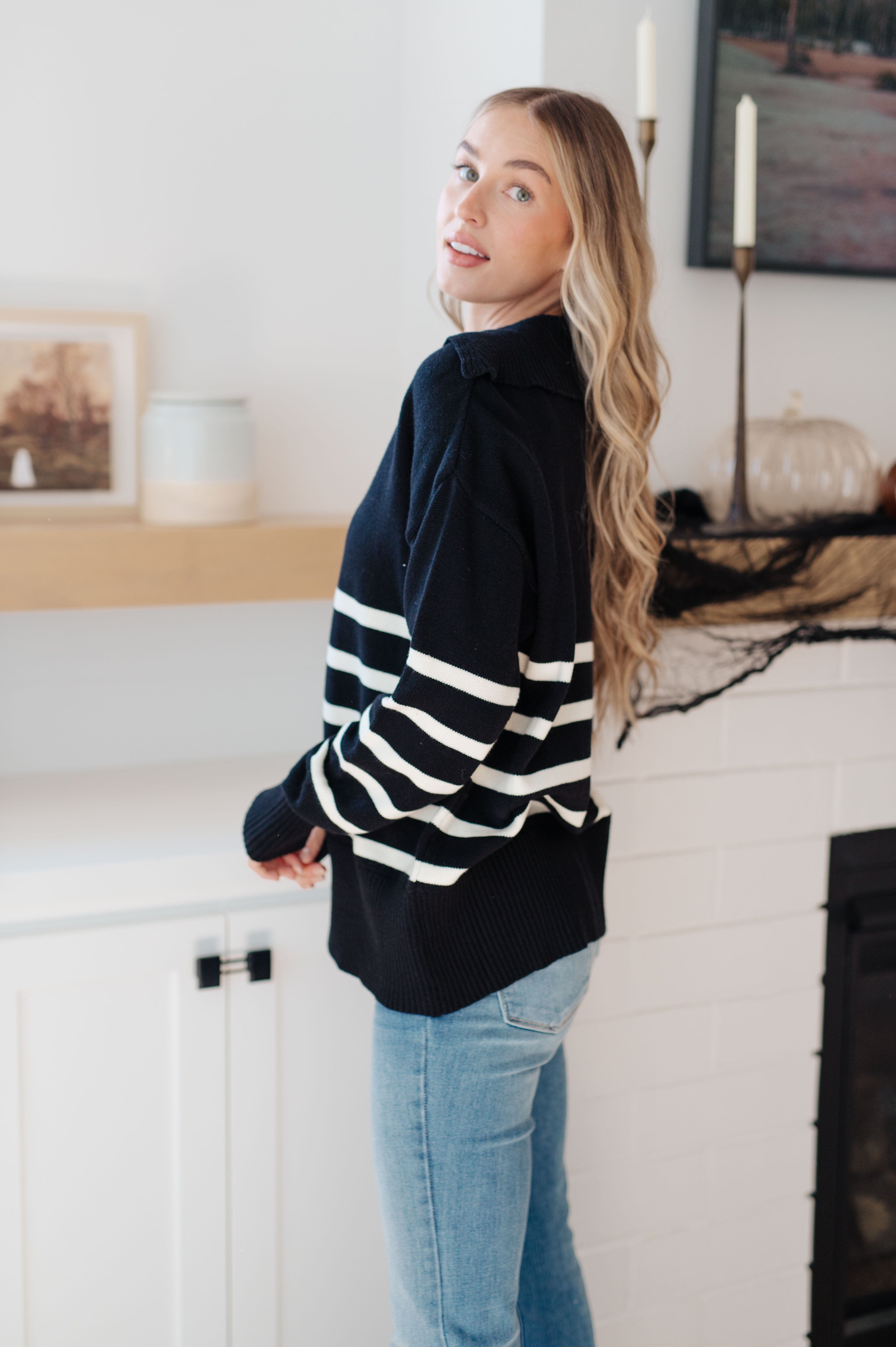 From Here On Out Striped Sweater-Womens-Stay Foxy Boutique, Florissant, Missouri