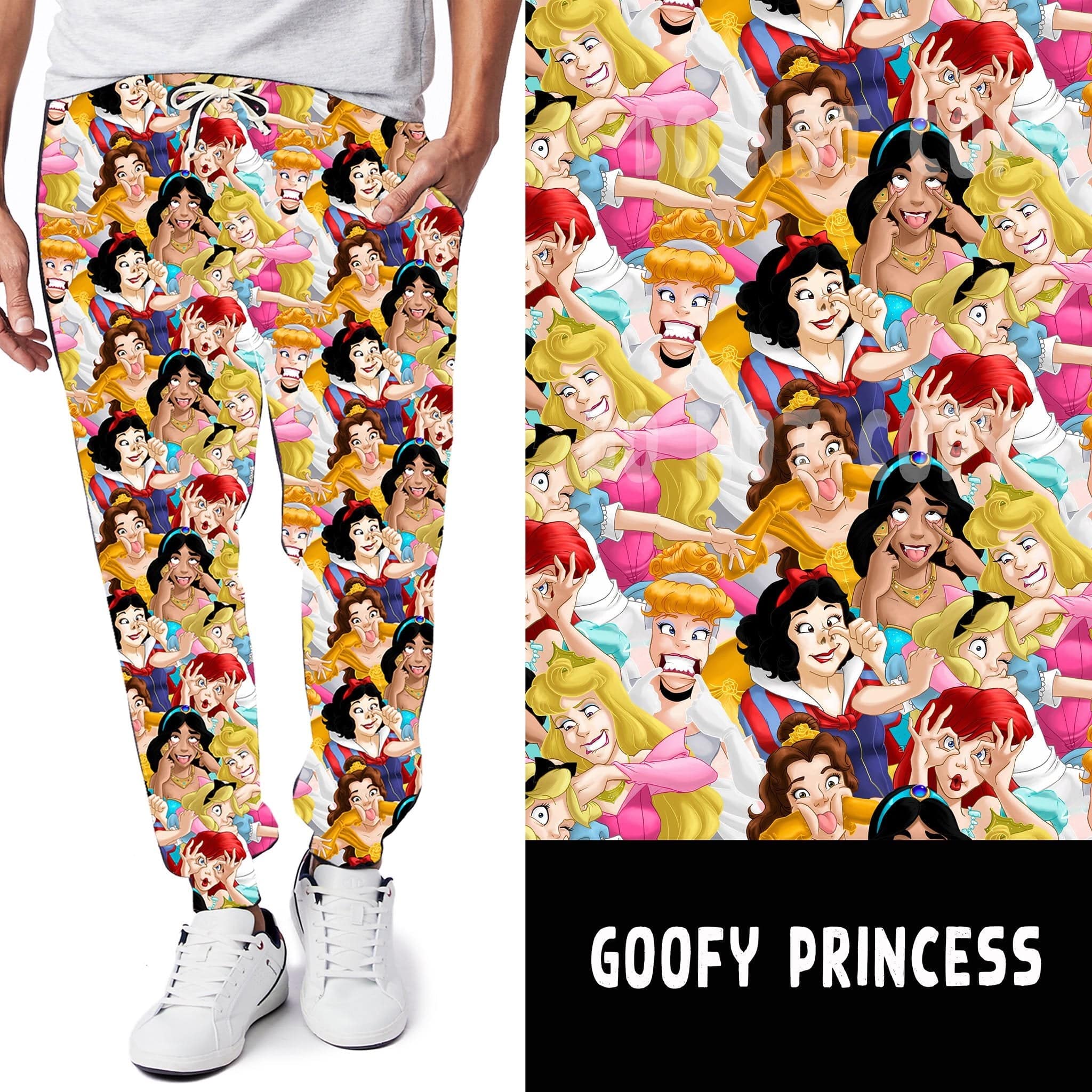 BATCH 59-GOOFY PRINCESS LEGGINGS/JOGGERS-Stay Foxy Boutique, Florissant, Missouri