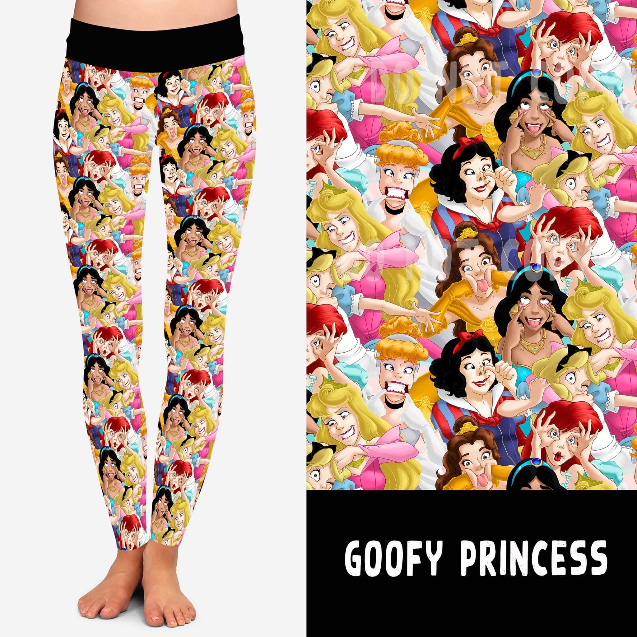 BATCH 59-GOOFY PRINCESS LEGGINGS/JOGGERS-Stay Foxy Boutique, Florissant, Missouri