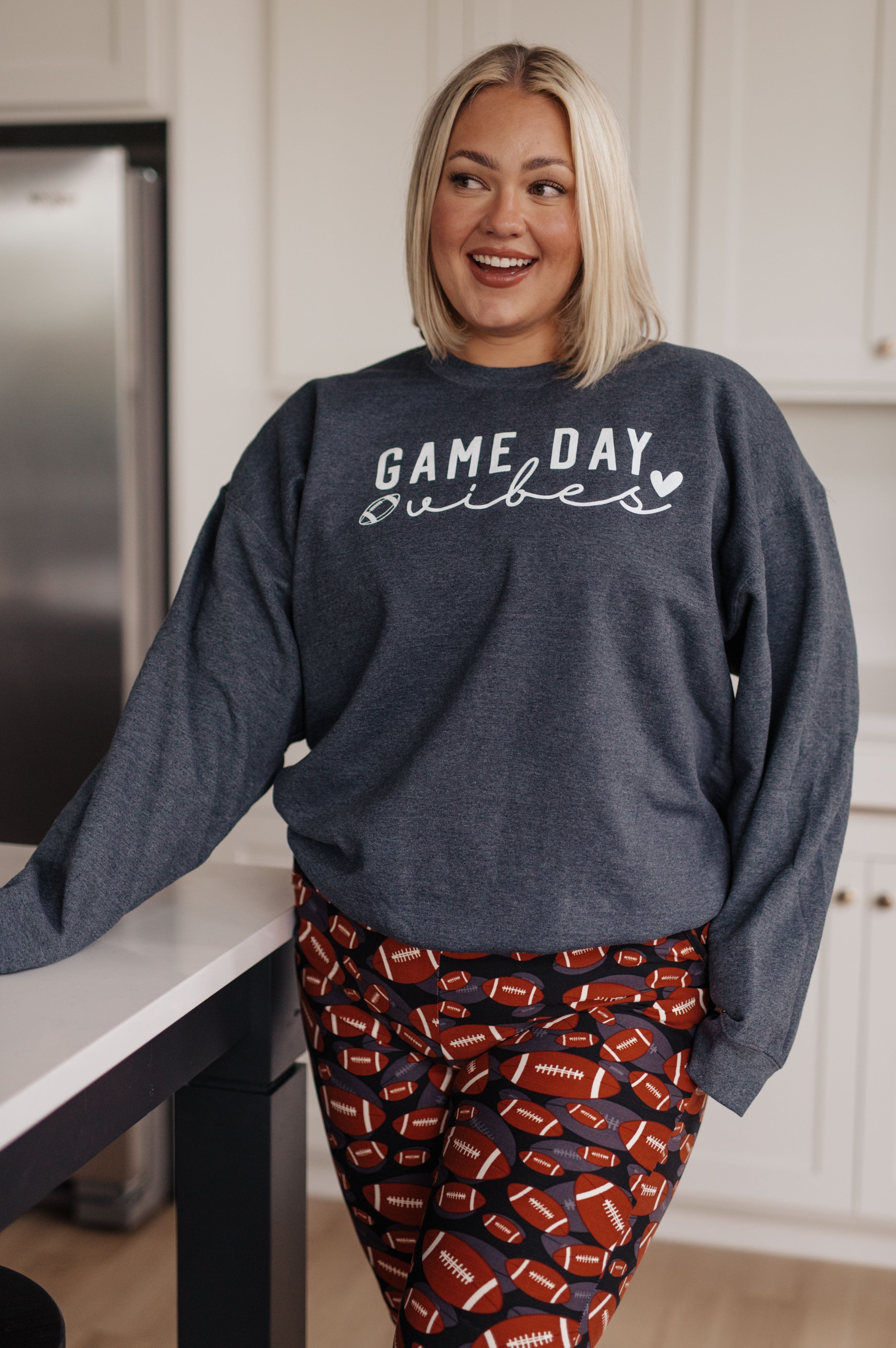 Game Day Vibes Pullover-Womens-Stay Foxy Boutique, Florissant, Missouri
