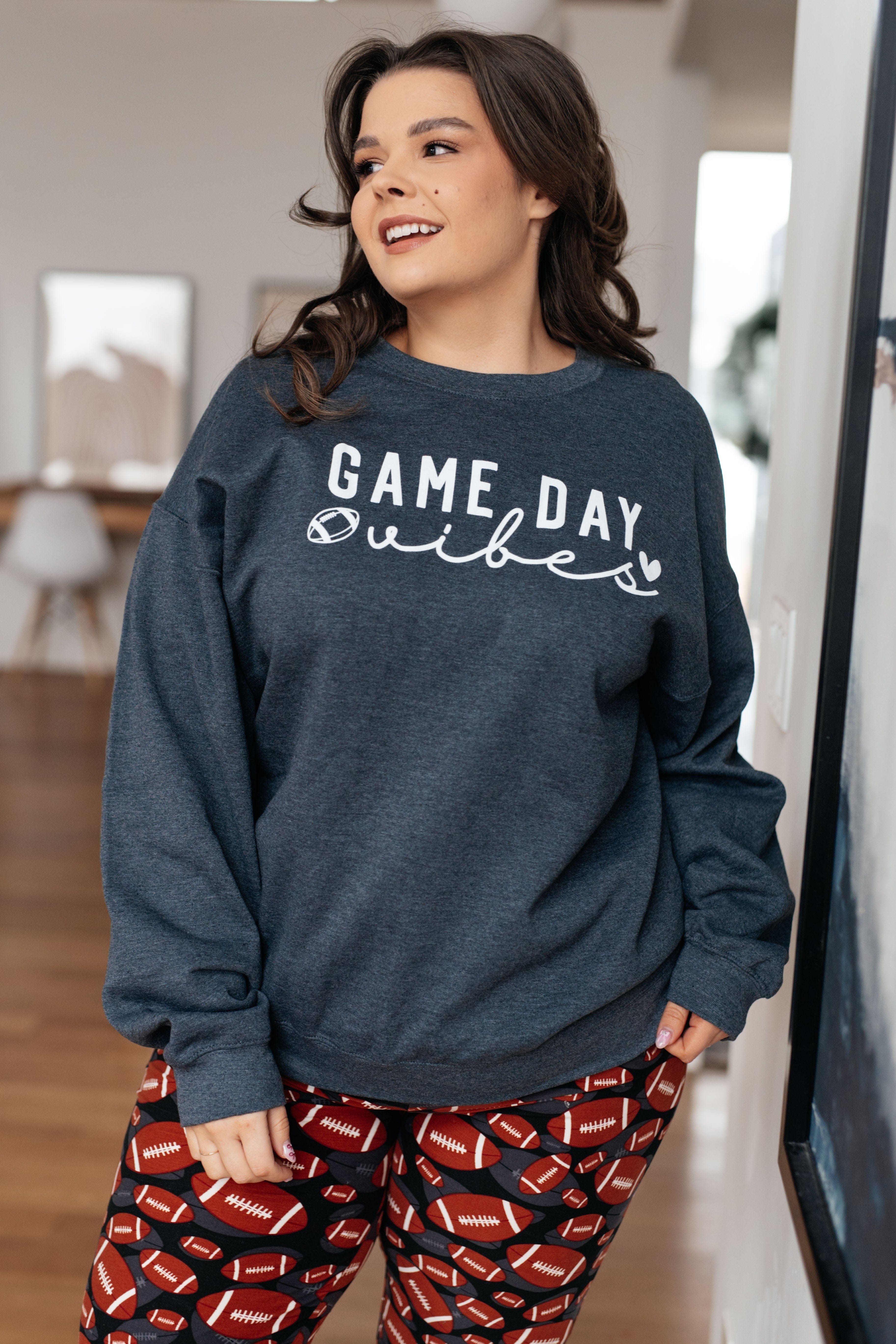 Game Day Vibes Pullover-Womens-Stay Foxy Boutique, Florissant, Missouri