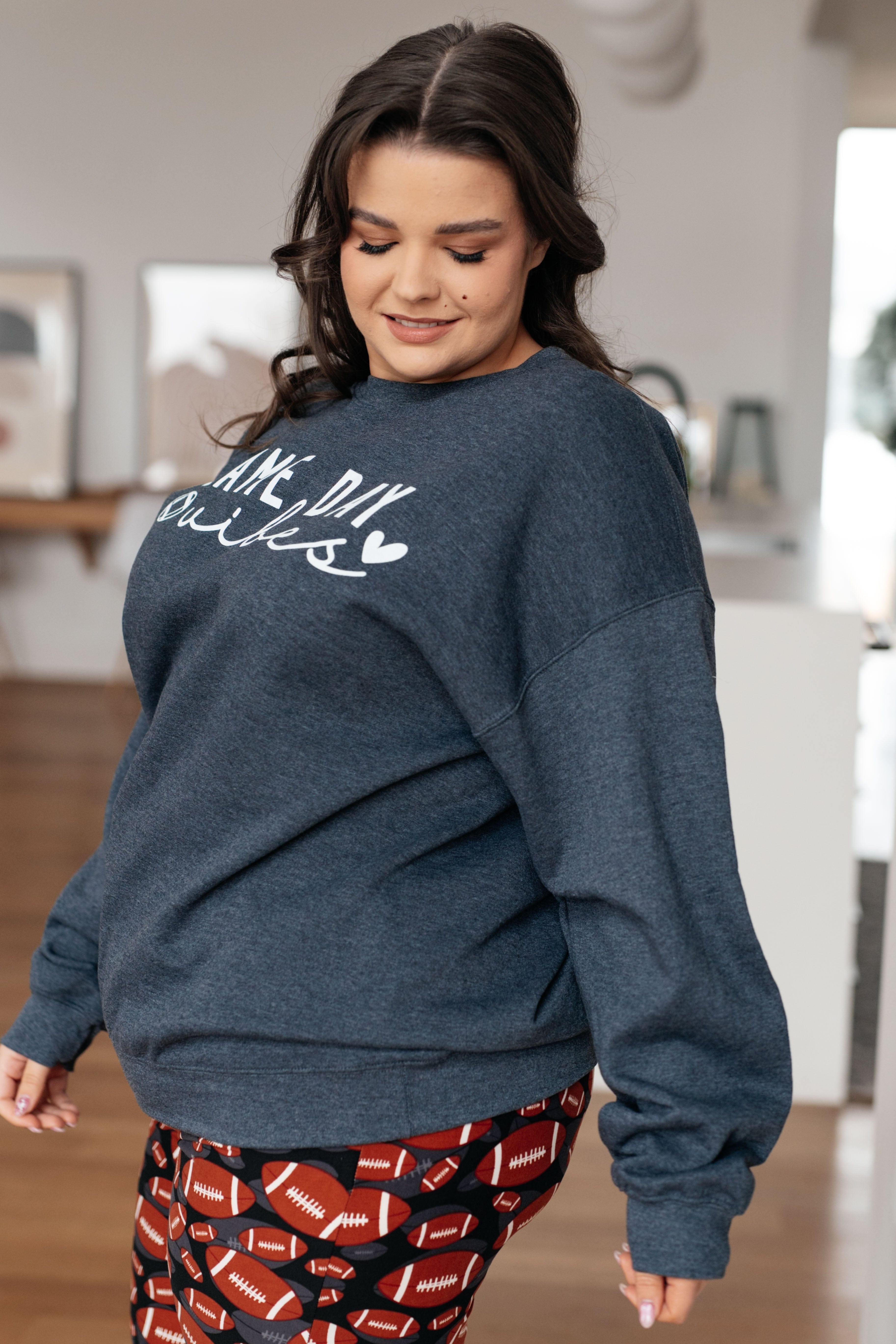 Game Day Vibes Pullover-Womens-Stay Foxy Boutique, Florissant, Missouri