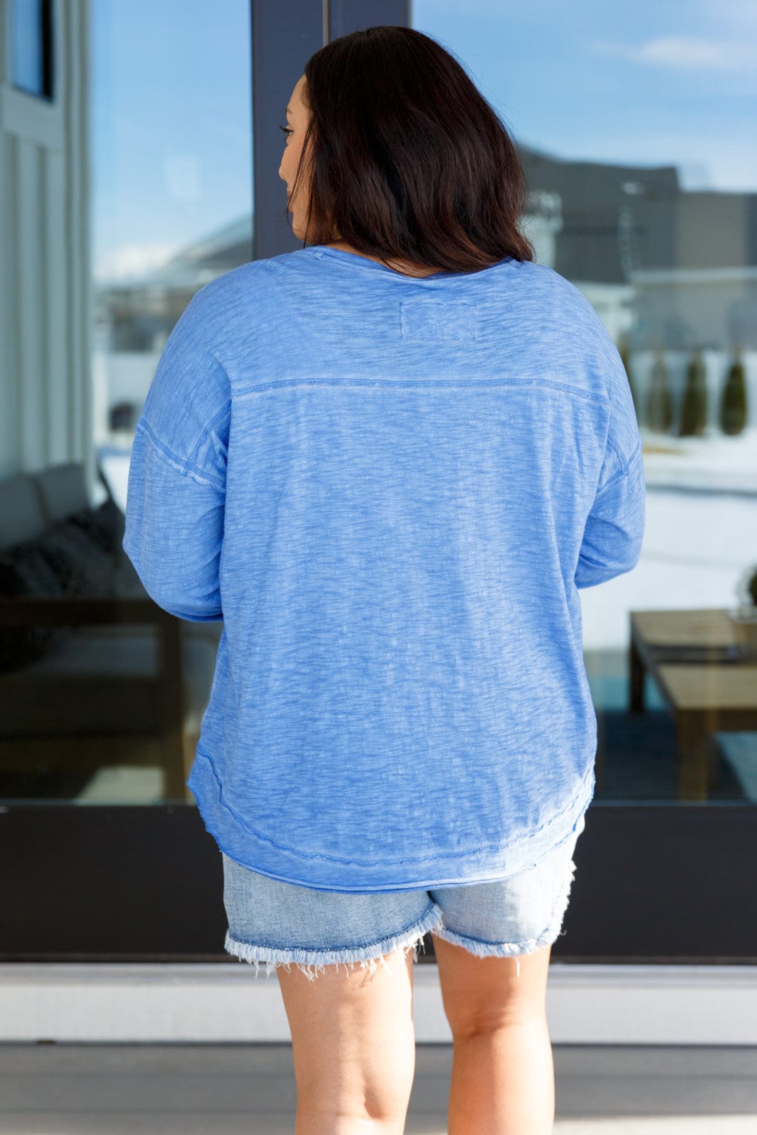 Gently Down the Stream Long Sleeve Top-Tops-Stay Foxy Boutique, Florissant, Missouri