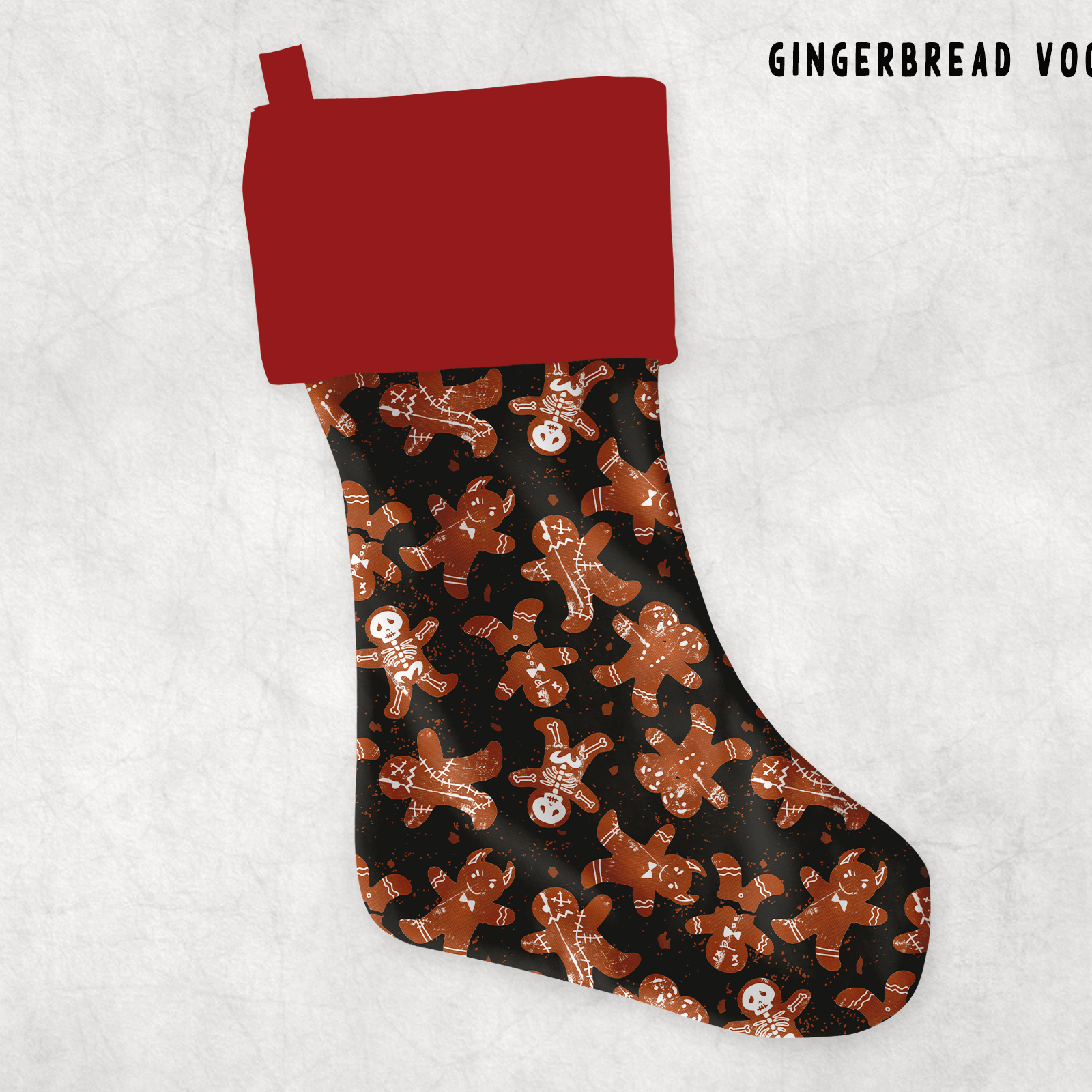 XMAS STOCKINGS-GINGERBREAD VOODOO-Stay Foxy Boutique, Florissant, Missouri