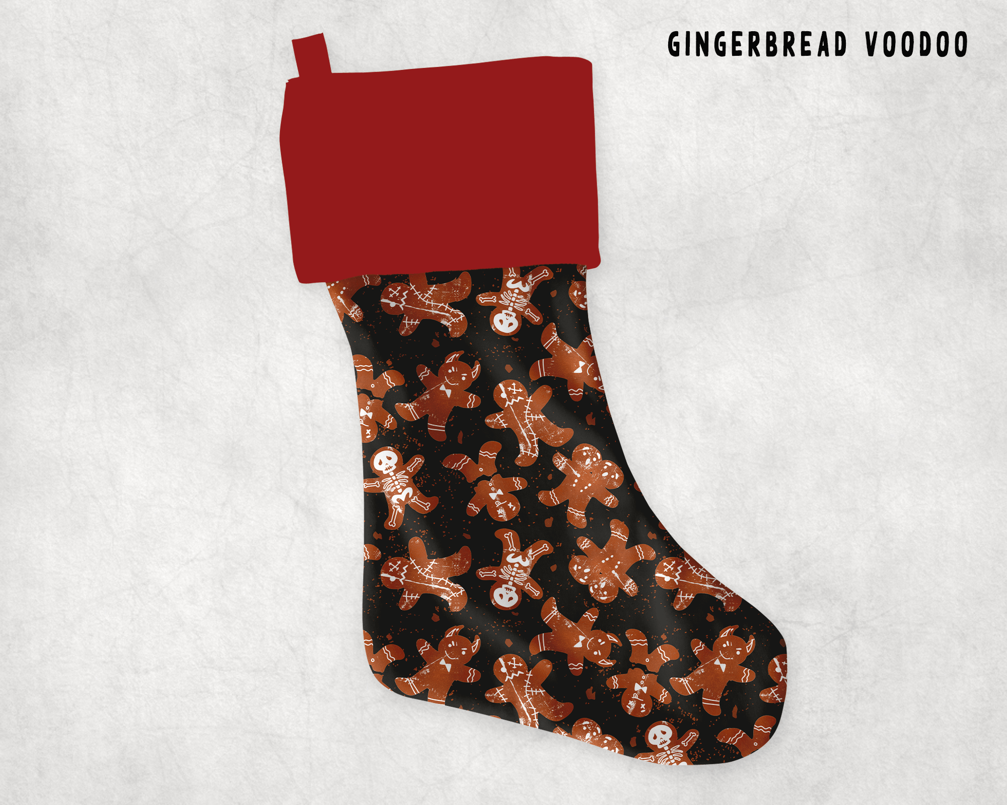 XMAS STOCKINGS-GINGERBREAD VOODOO-Stay Foxy Boutique, Florissant, Missouri