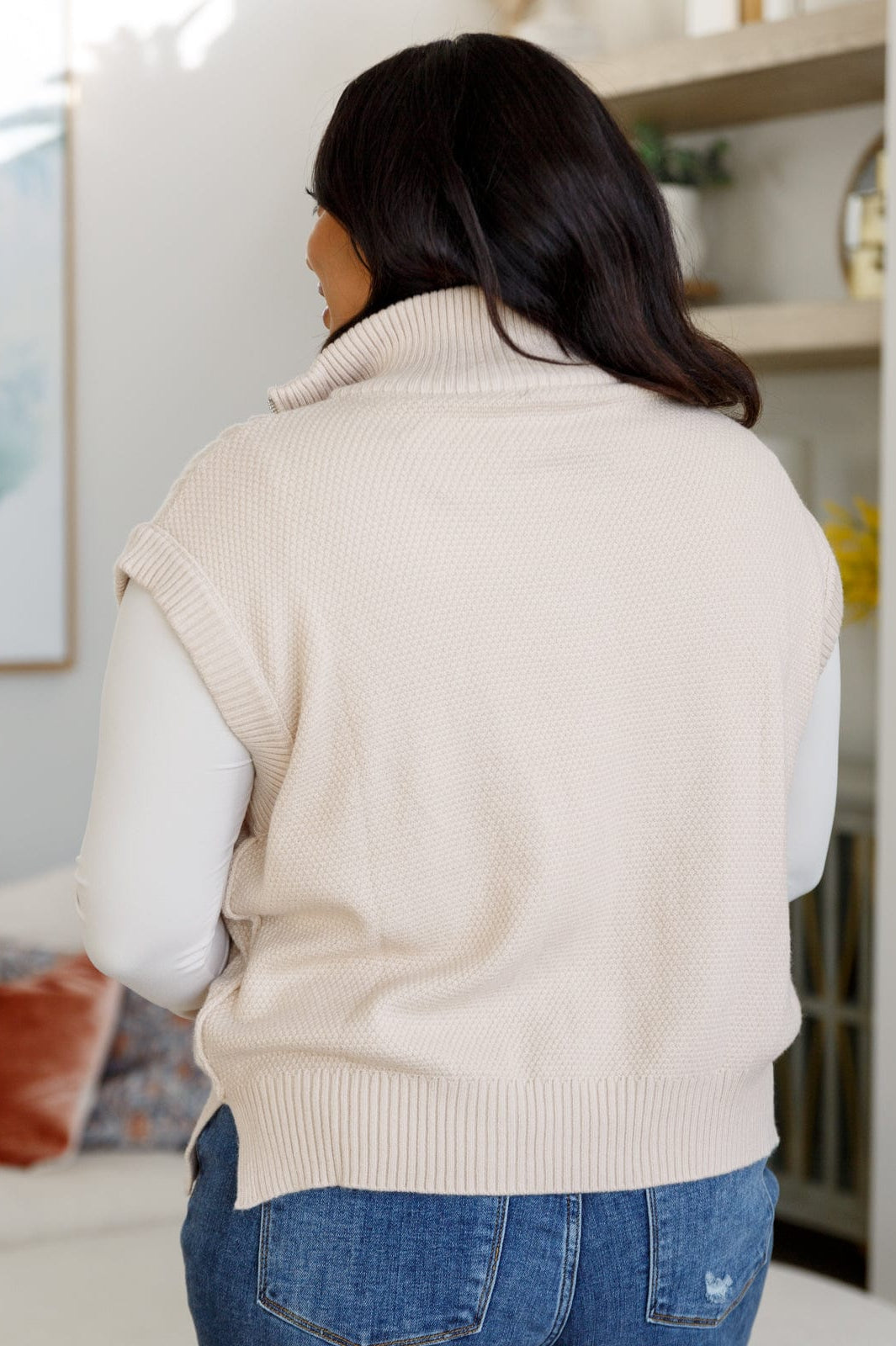 Golf At Four Cable Knit Vest-Layers-Stay Foxy Boutique, Florissant, Missouri
