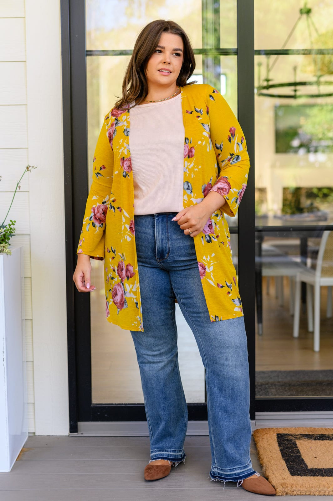 Grow As You Go Floral Cardigan-Womens-Stay Foxy Boutique, Florissant, Missouri