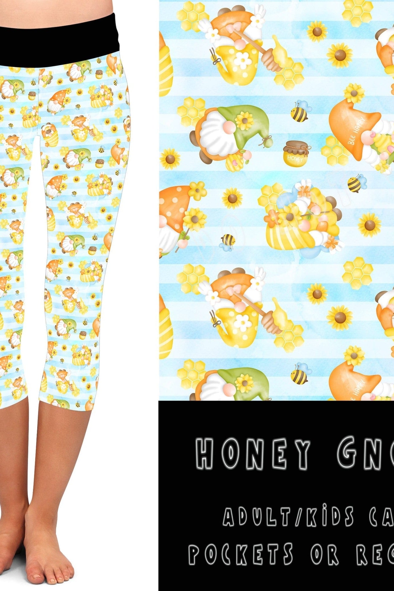 BATCH 65- HONEY GNOME LEGGINGS/CAPRI/JOGGERS-Stay Foxy Boutique, Florissant, Missouri
