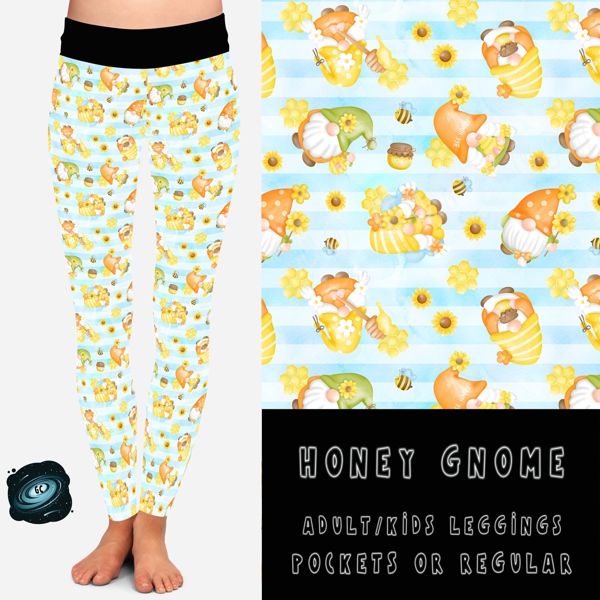 BATCH 65- HONEY GNOME LEGGINGS/CAPRI/JOGGERS-Stay Foxy Boutique, Florissant, Missouri
