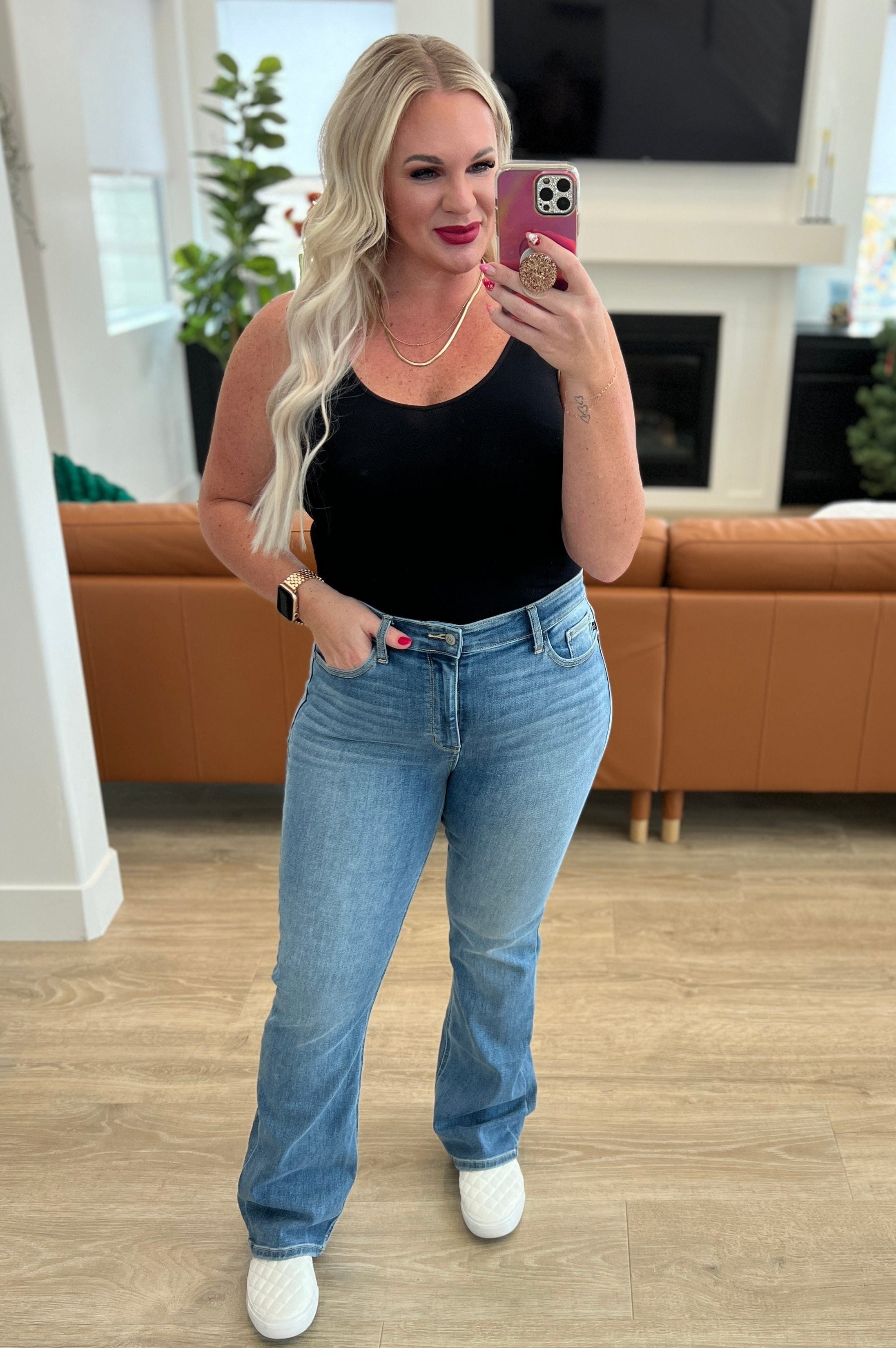 Monroe High Rise Classic Bootcut Jeans-Womens-Stay Foxy Boutique, Florissant, Missouri